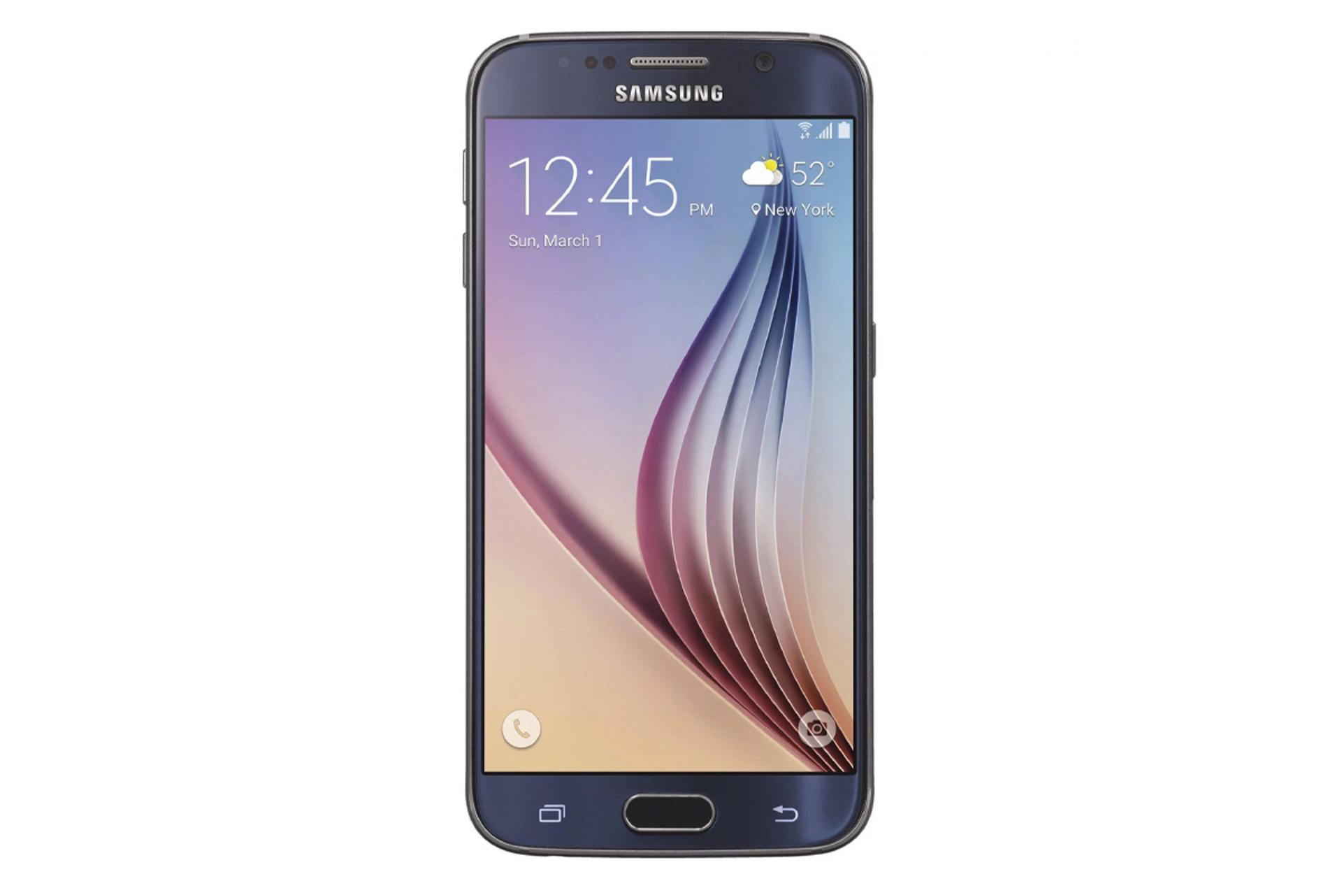 گلکسی اس 6 سامسونگ مشکی Samsung Galaxy S6