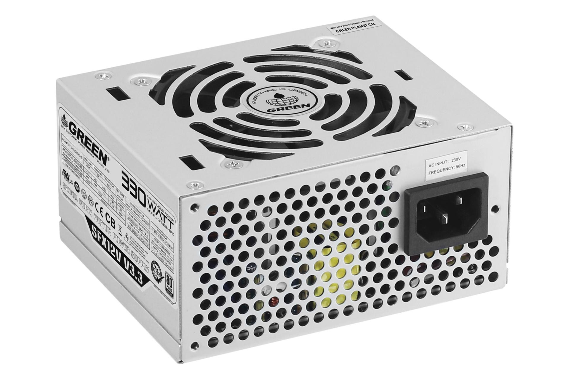 پاور کامپیوتر گرین GP330S-SFX با توان 330 وات