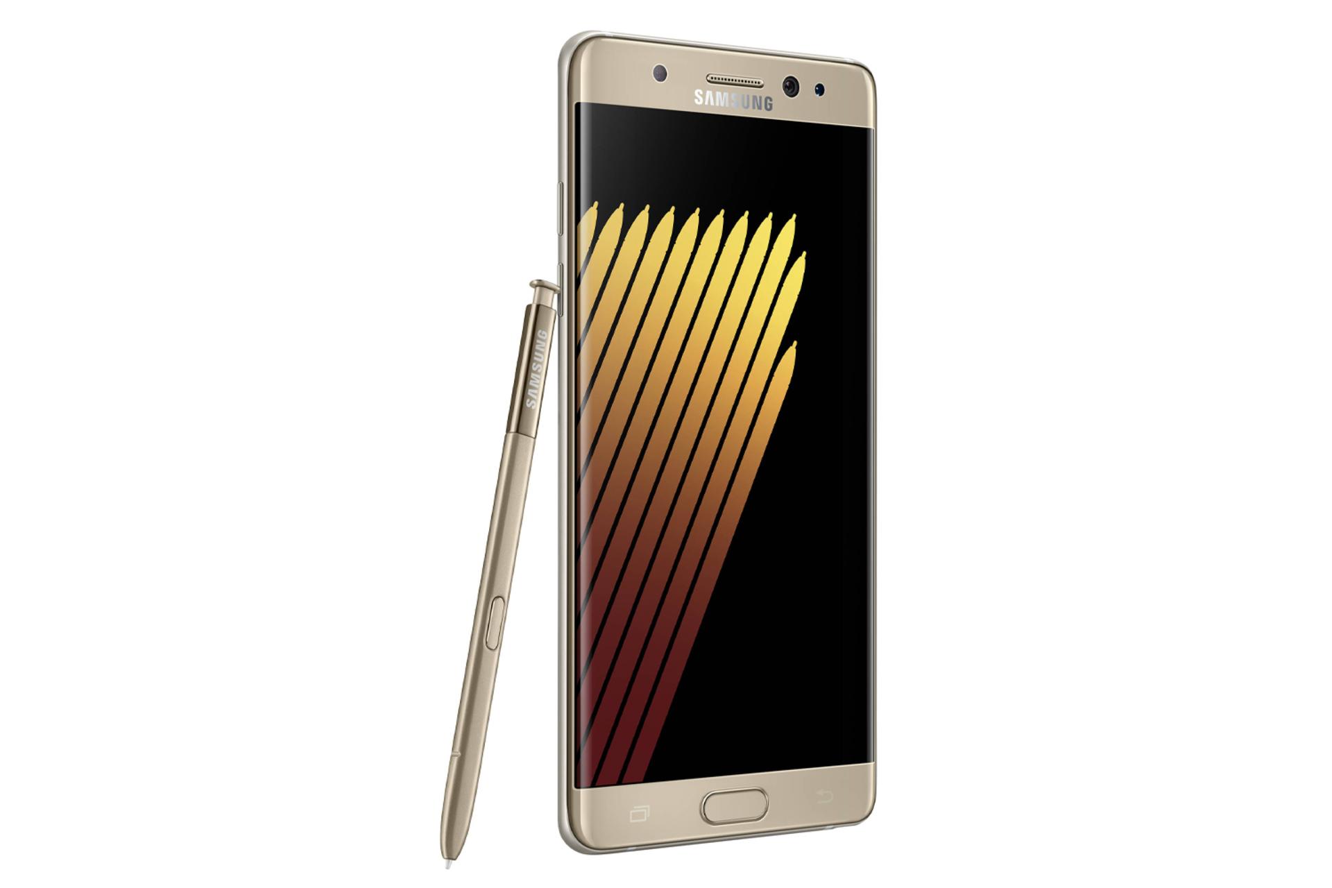 گلکسی نوت 7 سامسونگ نسخه آمریکا طلایی Samsung Galaxy Note7 USA	