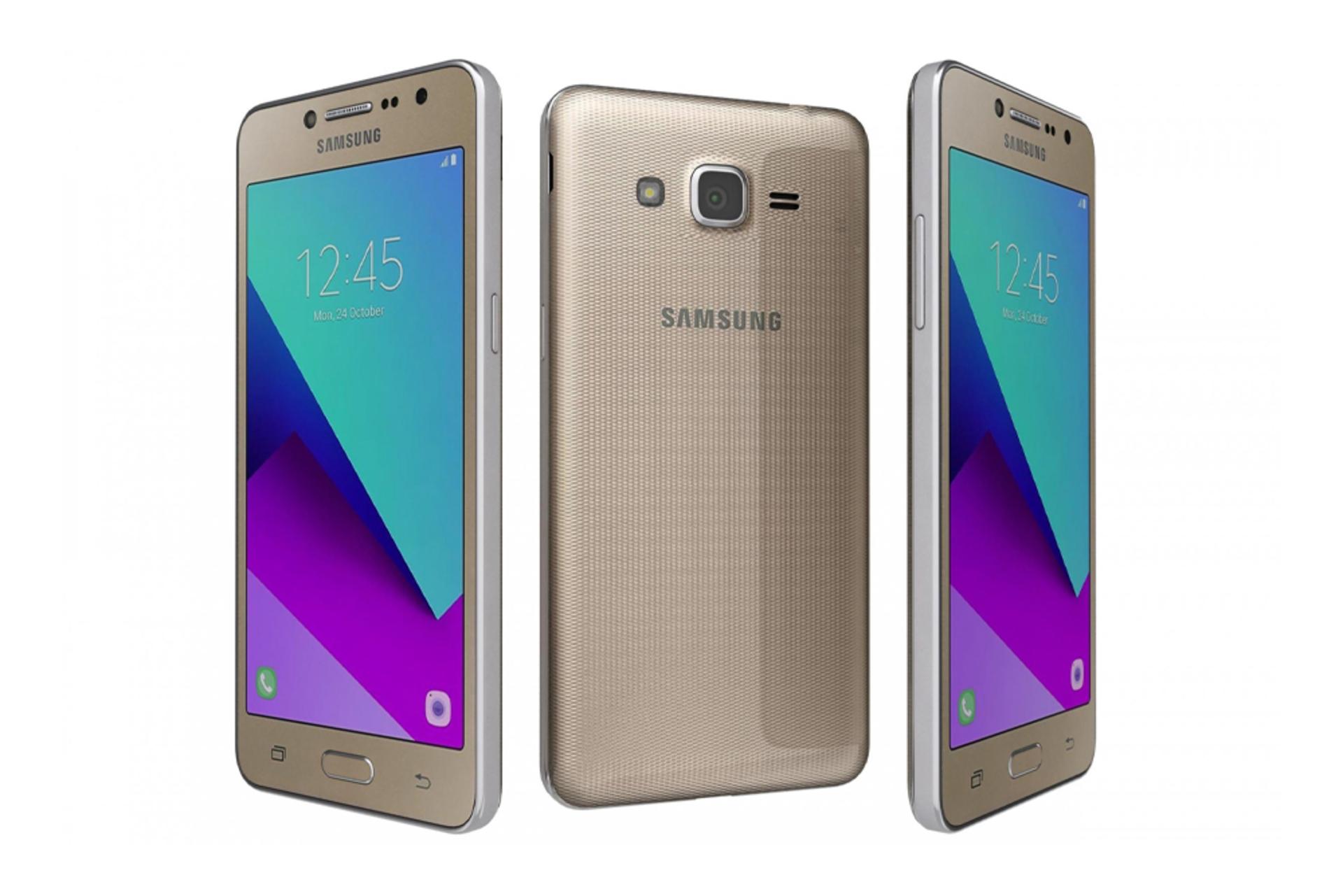 نمایشگر گلکسی J2 پرایم سامسونگ طلایی Samsung Galaxy J2 Prime