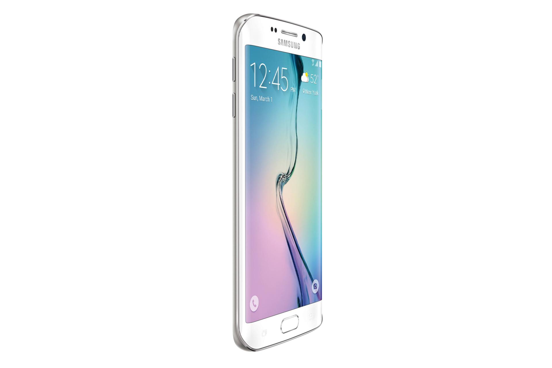 گلکسی اس 6 اج پلاس سامسونگ نسخه آمریکا رنگ سفید Samsung Galaxy S6 edge+ USA