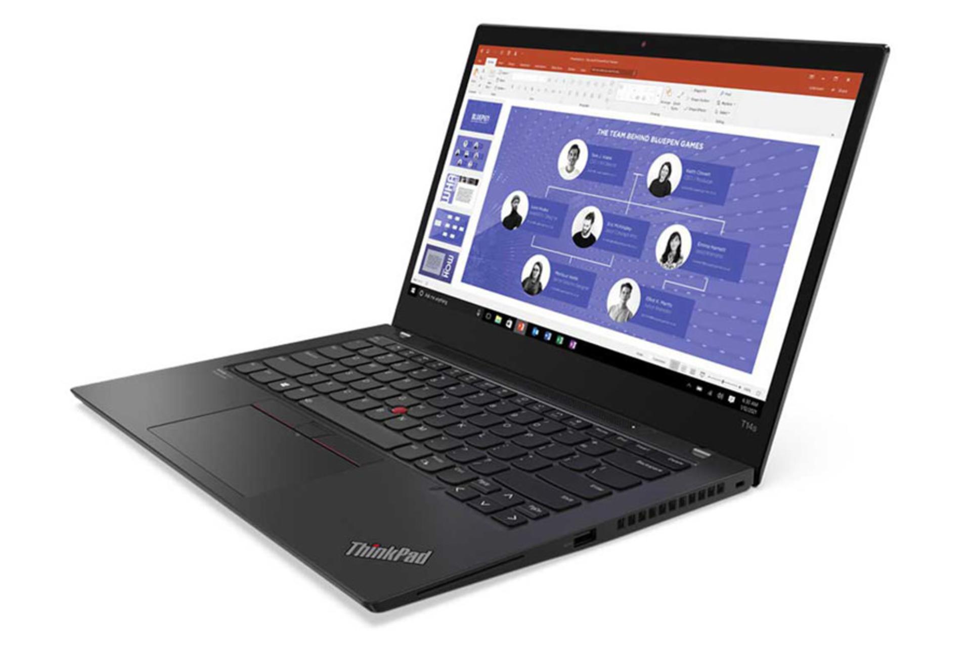 نمای راست لپ تاپ ThinkPad T14s لنوو