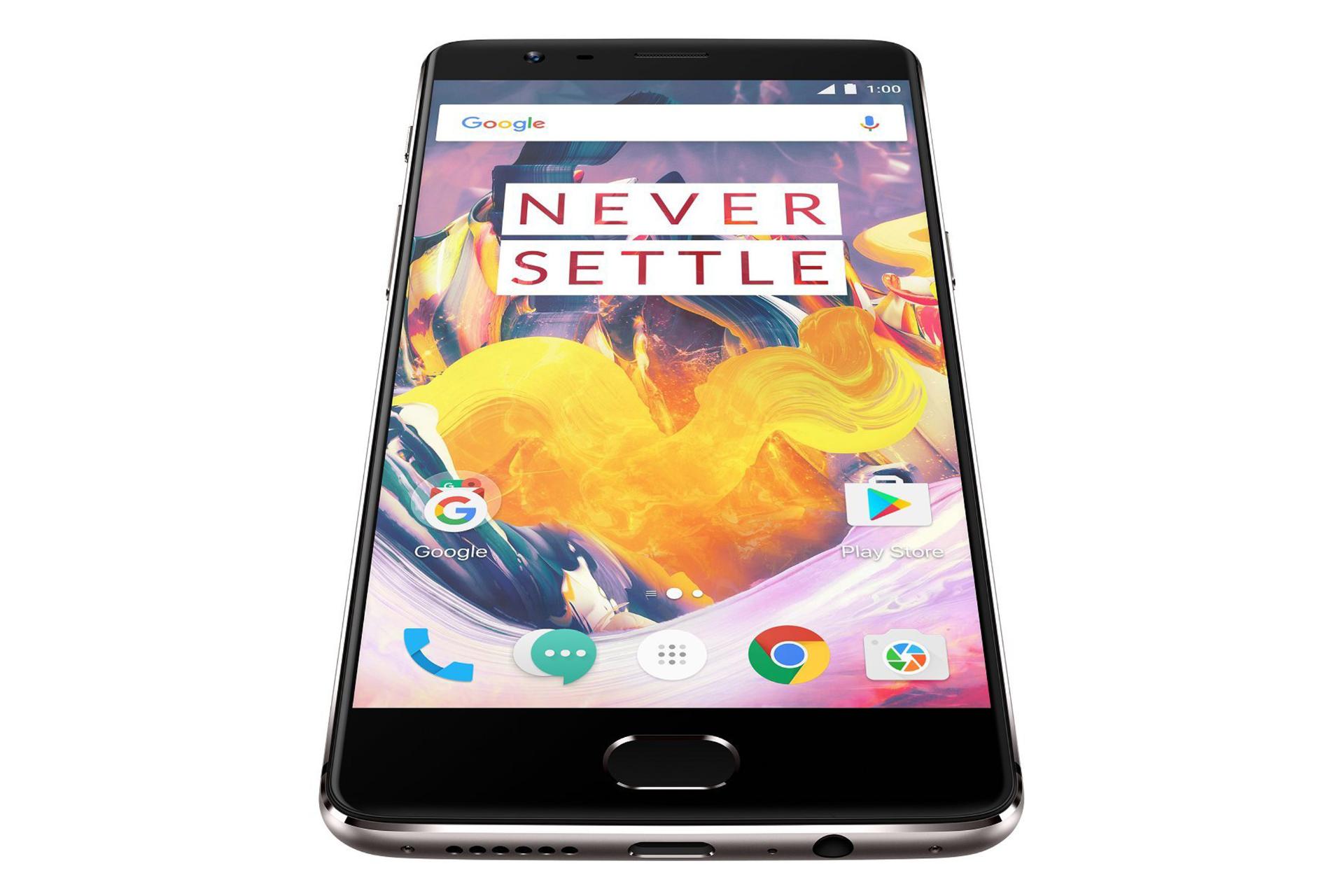 نمای پایین موبایل وان پلاس 3T