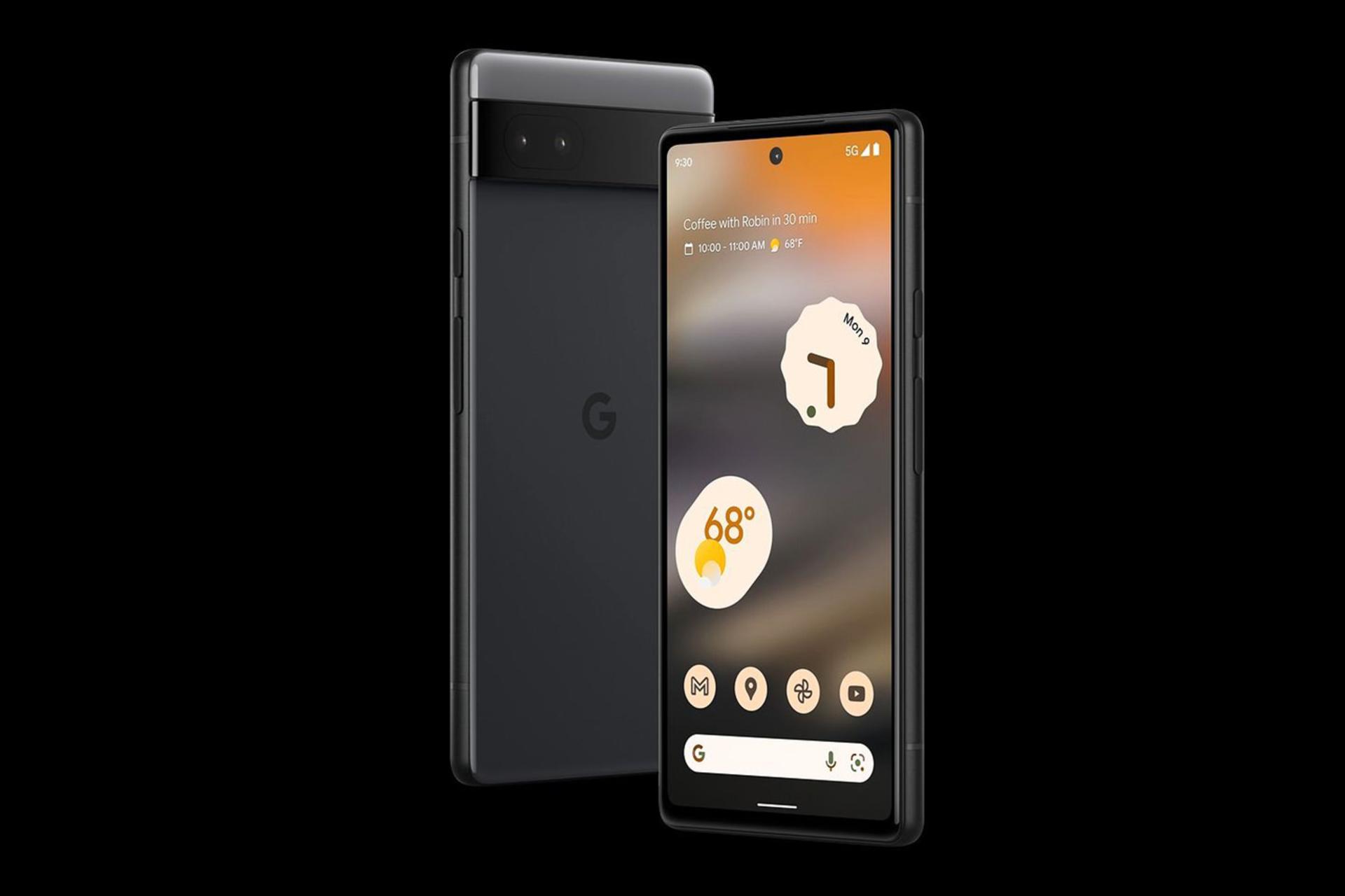 گوشی گوگل پیکسل 6a در رنگ مشکی