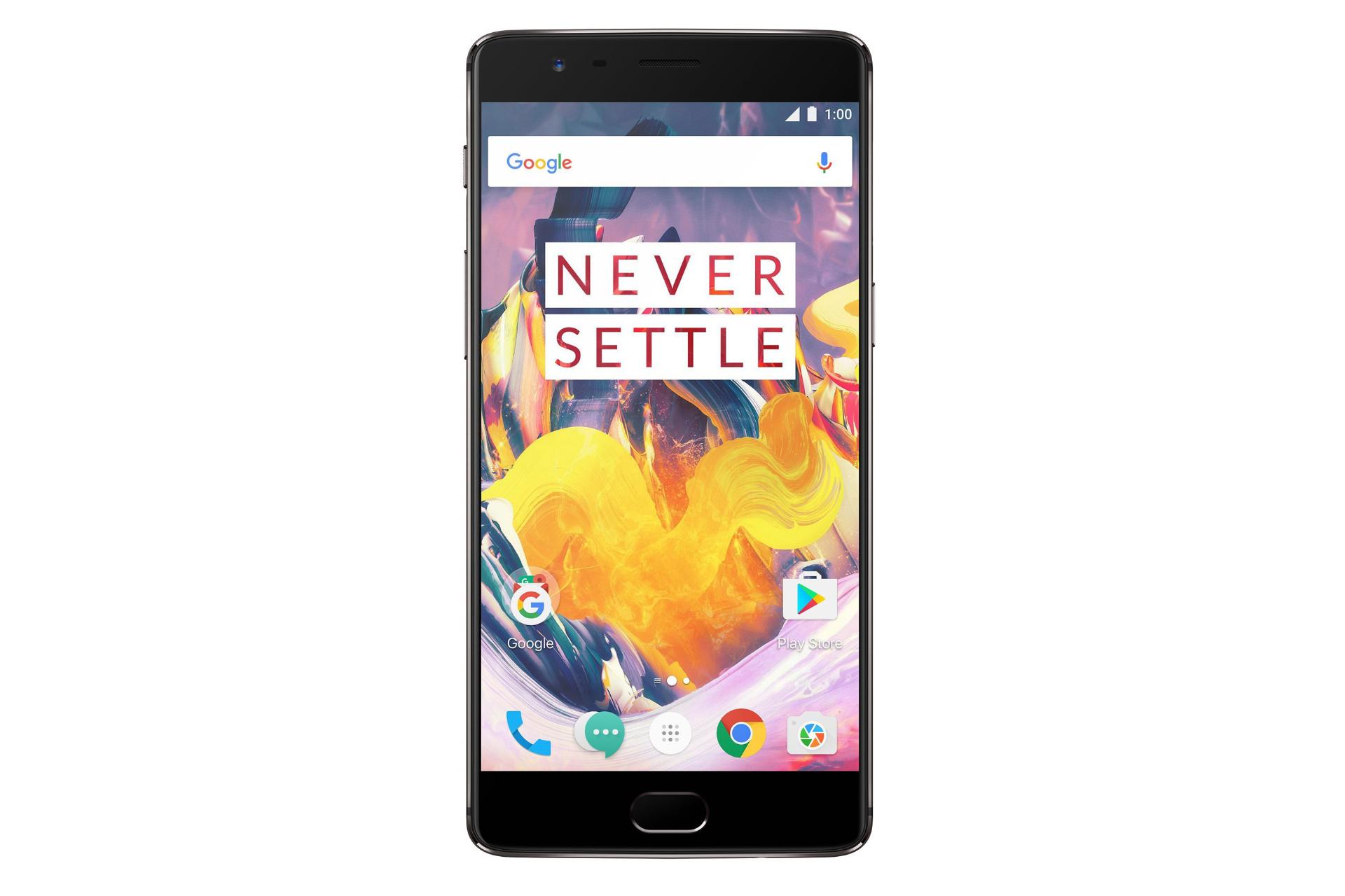 نمای روبرو موبایل وان پلاس 3T