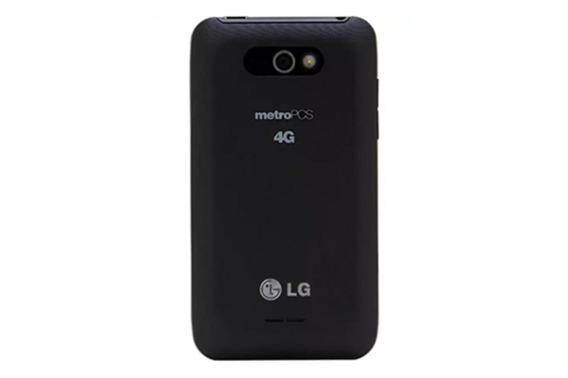 نمای پشت گوشی ال جی موشن 4G MS770