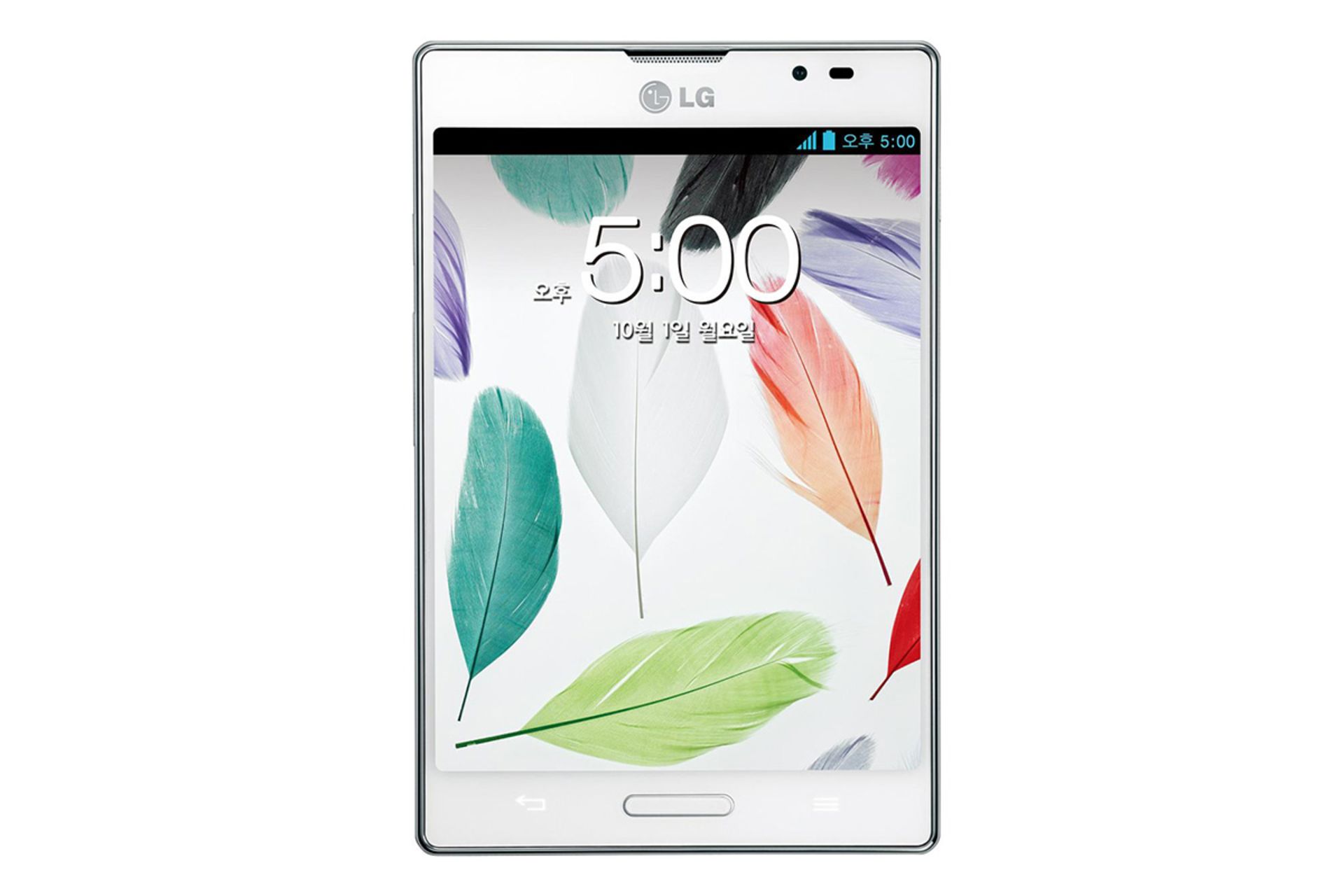 گوشی ال جی اپتیموس VU II F200 رنگ سفید از نمای جلو