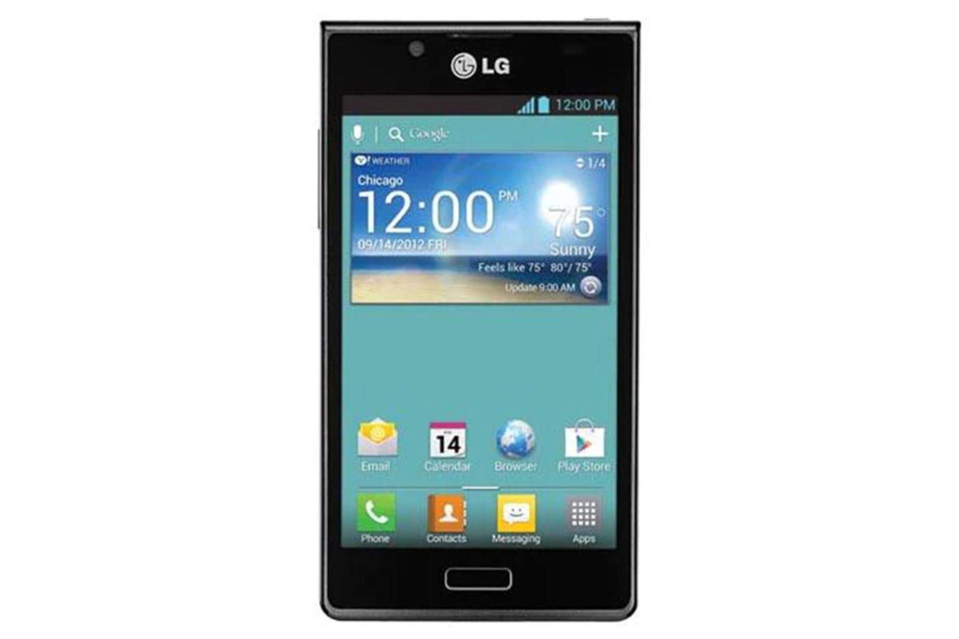 نمای جلو گوشی ال جی Splendor US730