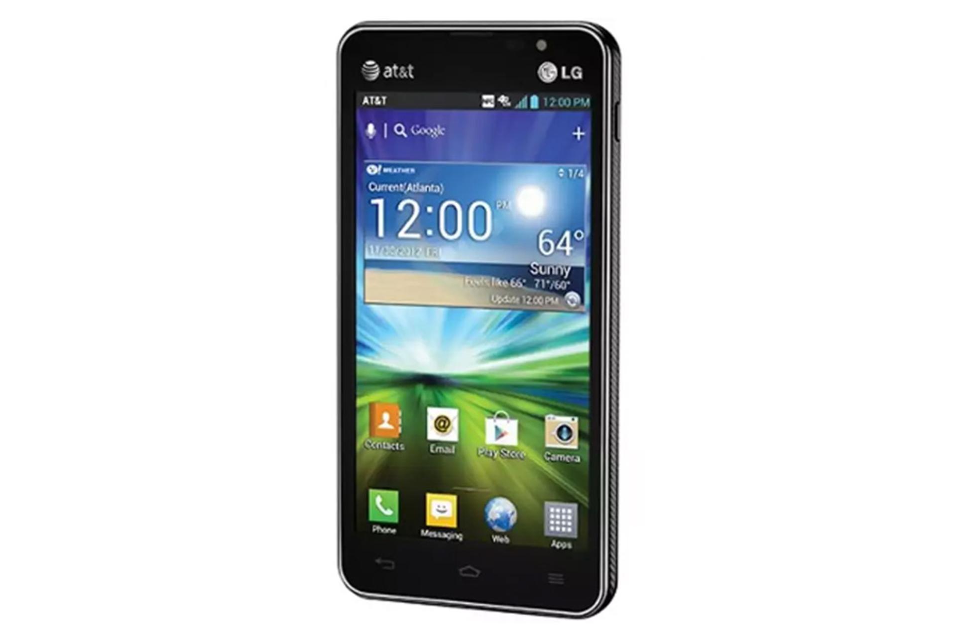 نمای نیمرخ راست گوشی ال جی Escape P870