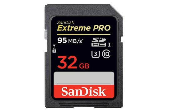 SanDisk Extreme Pro microSDHC Class 10 UHS-I U3 32GB