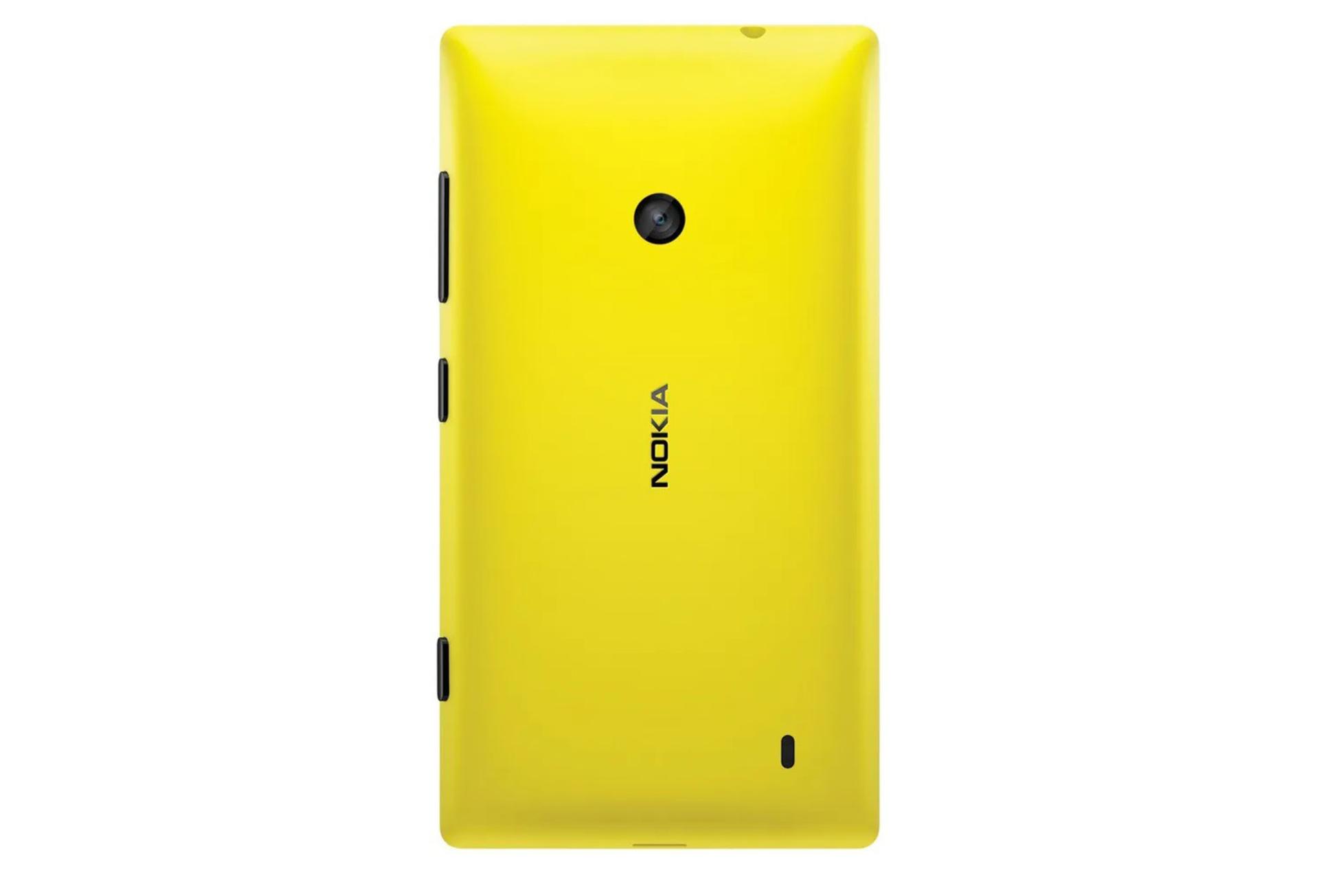 نمای پشت موبایل نوکیا لومیا 520