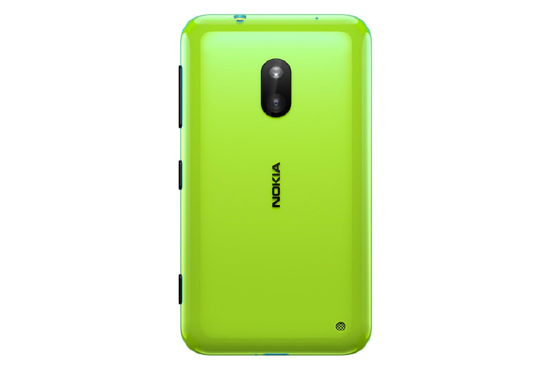 نمای پشت موبایل نوکیا لومیا 620