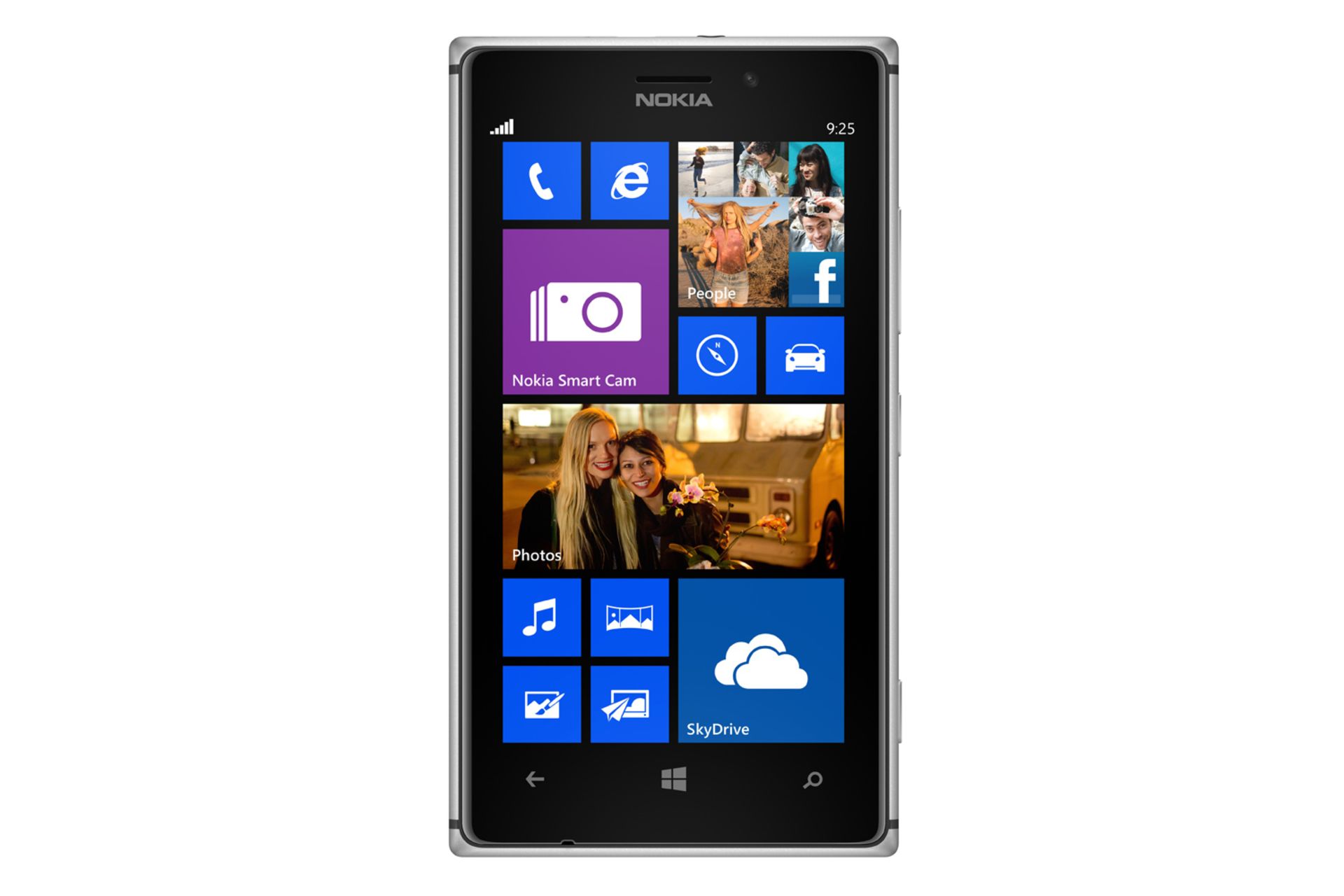 نمای روبرو موبایل نوکیا لومیا 925