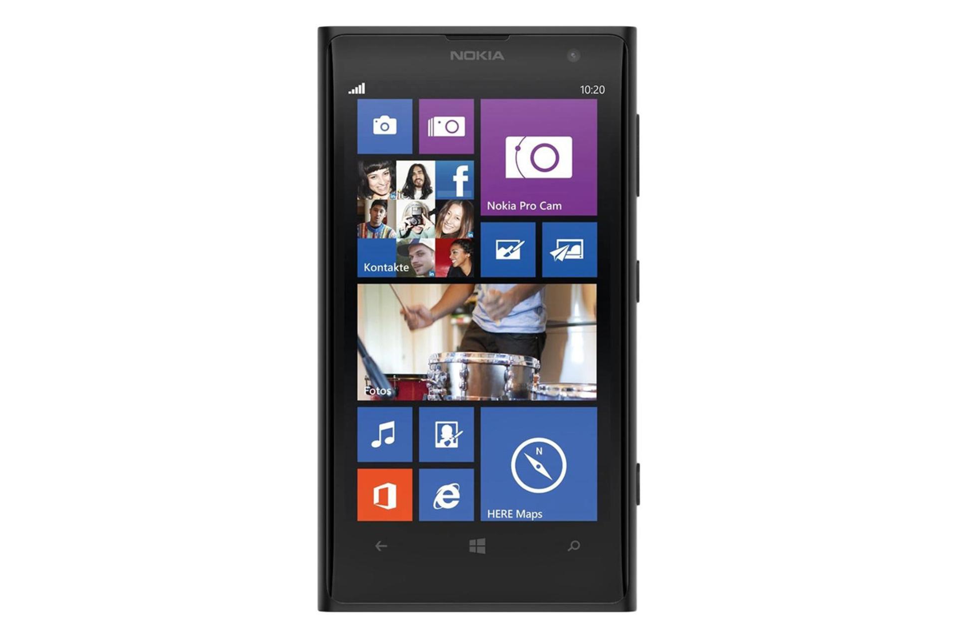 نمای روبرو موبایل نوکیا لومیا 1020