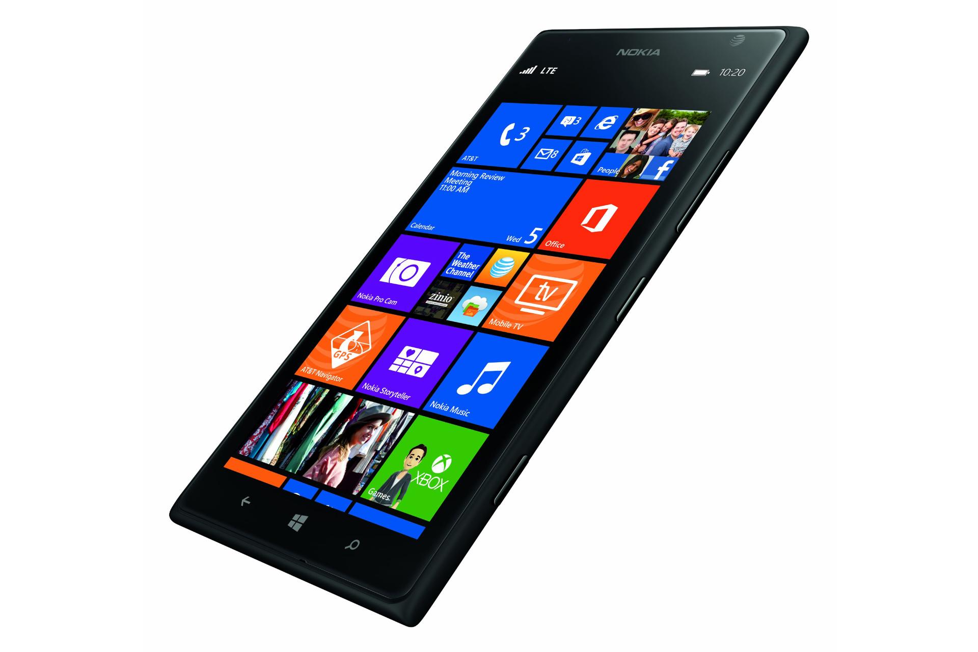 نمای جانبی موبایل نوکیا لومیا 1520