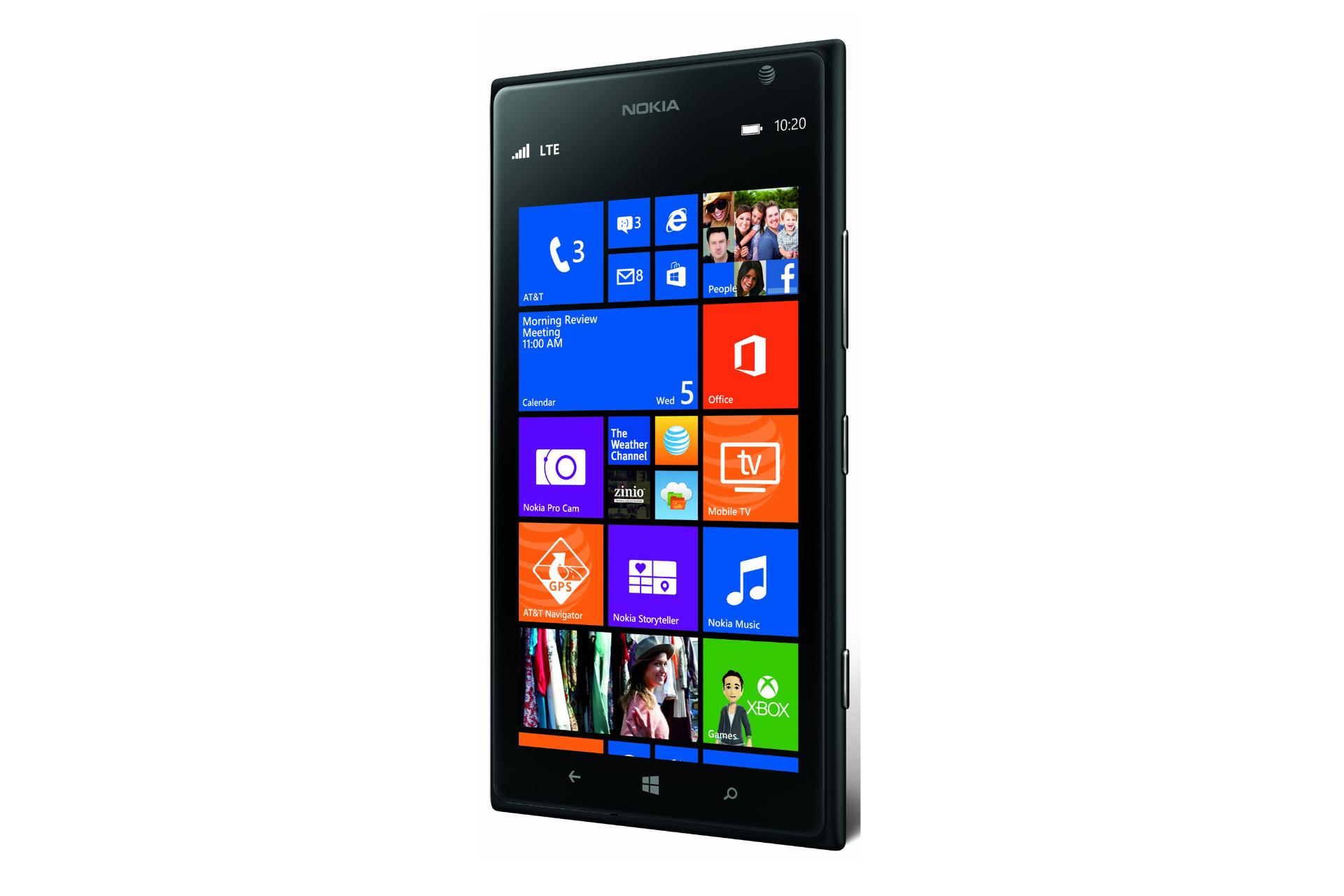 نمای جانبی موبایل نوکیا لومیا 1520