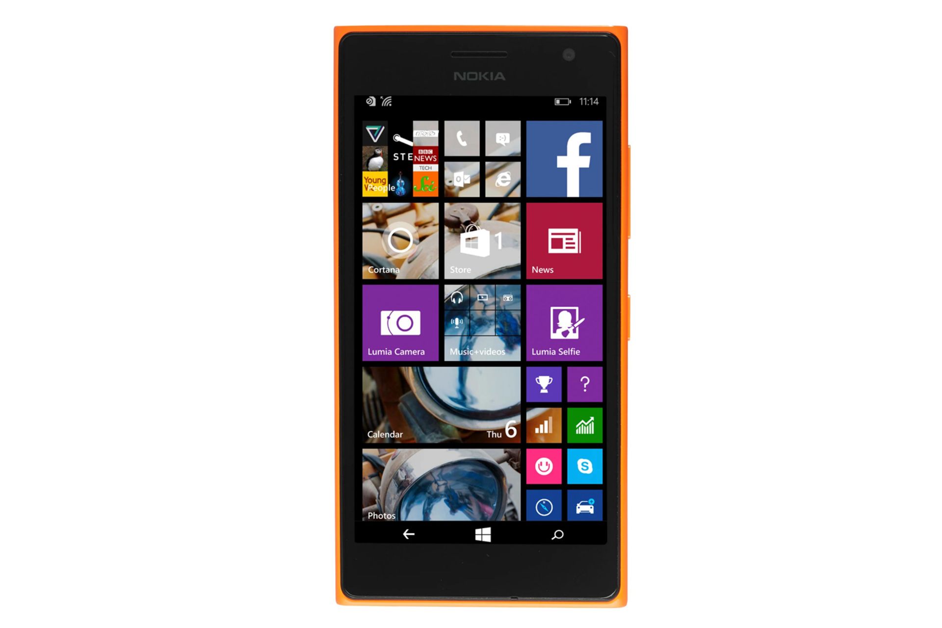 نمای روبرو موبایل نوکیا لومیا 735