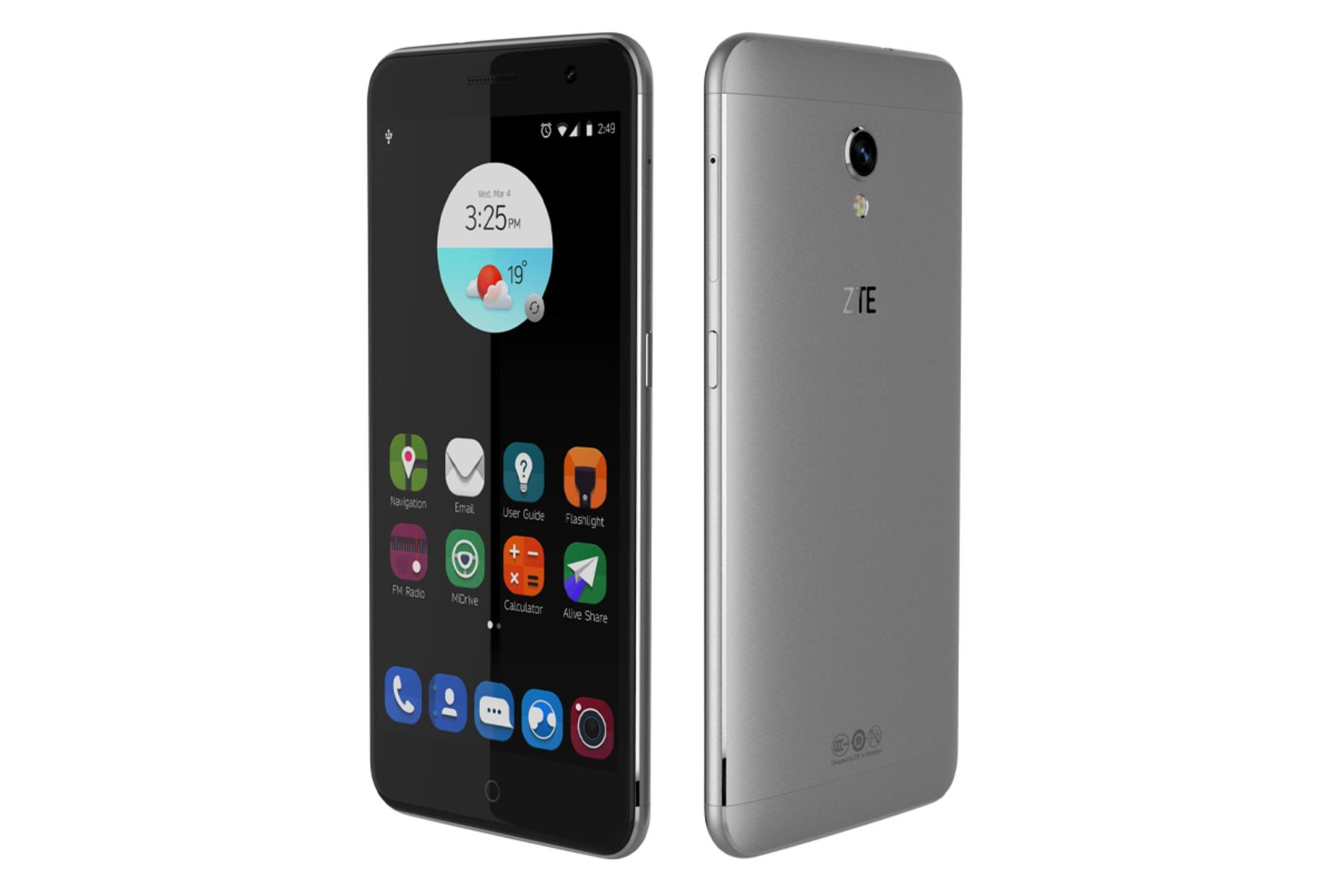 بلید V7 زد تی ای نقره ای ZTE Blade V7