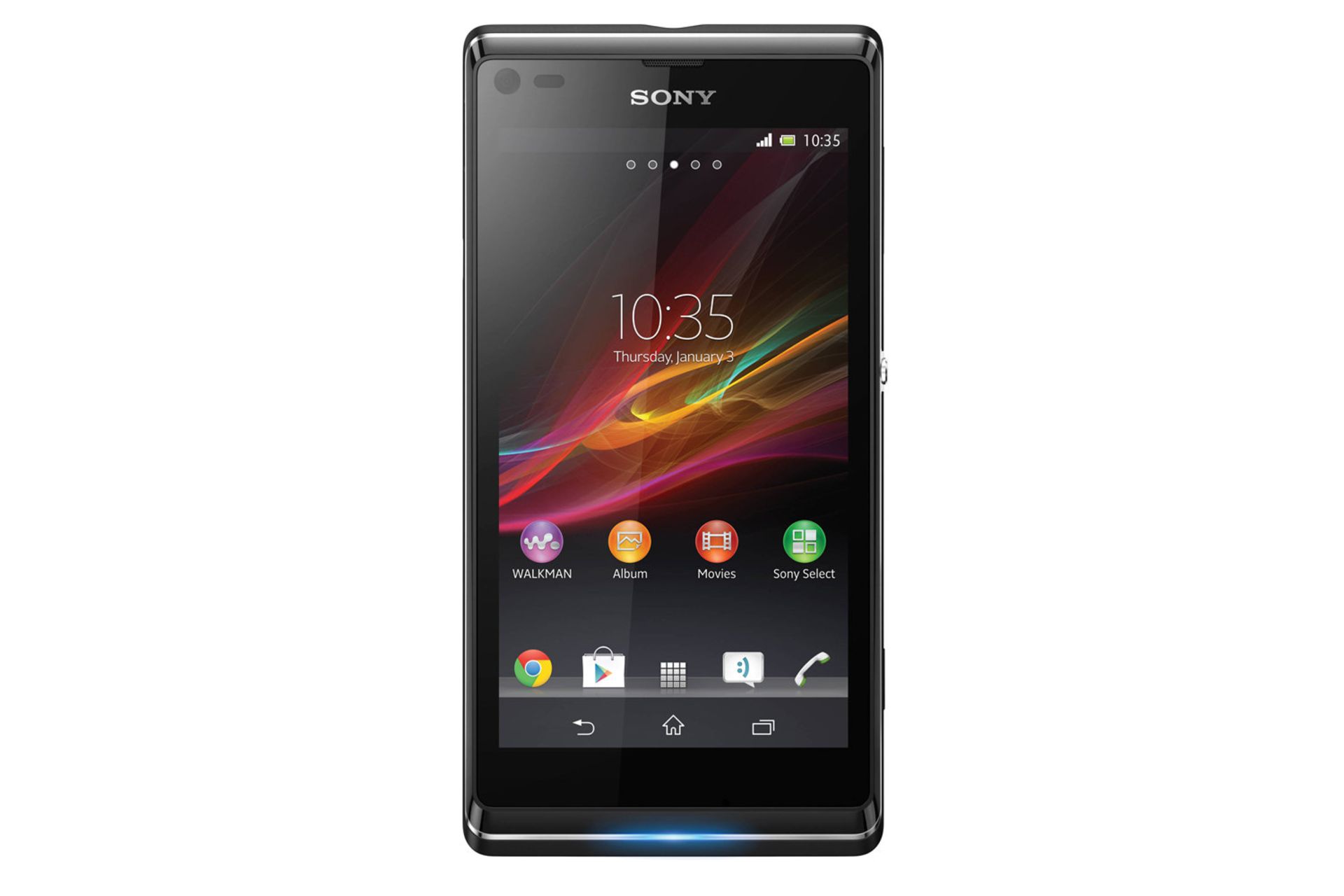 نمای روبرو موبایل اکسپریا L سونی