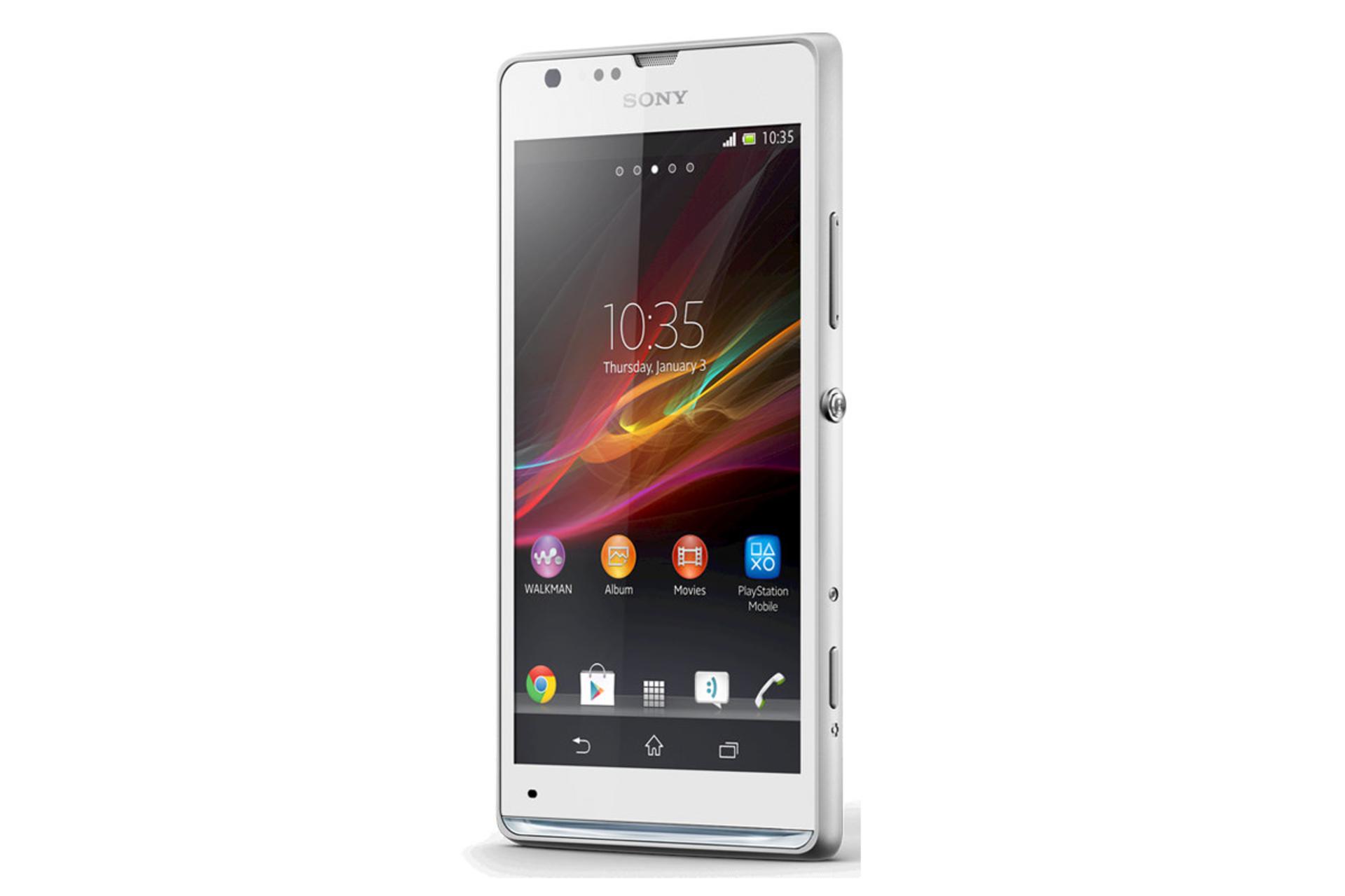 نمای جانبی موبایل اسکپریا SP سونی