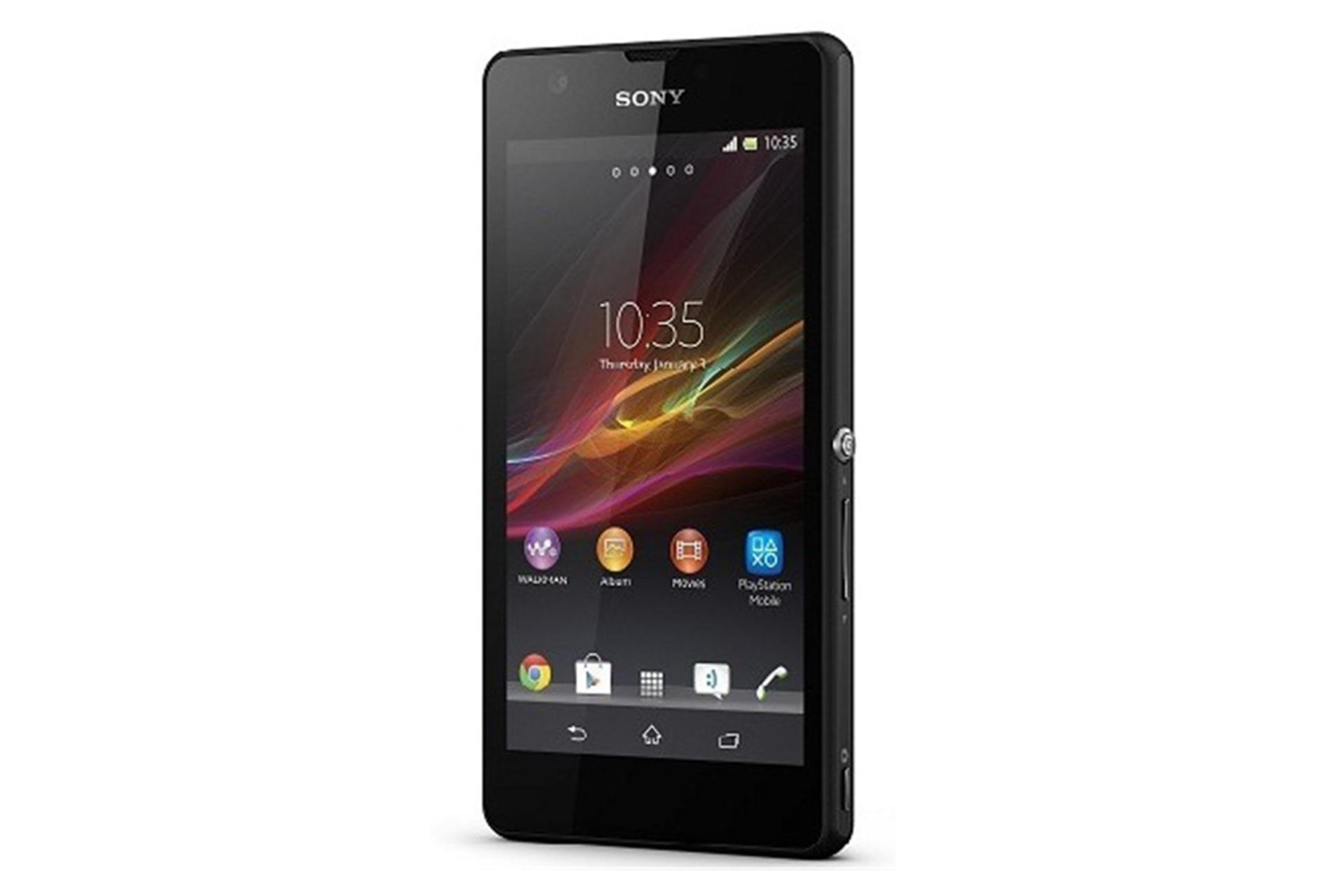 نمای جانبی موبایل اکسپریا ZR سونی