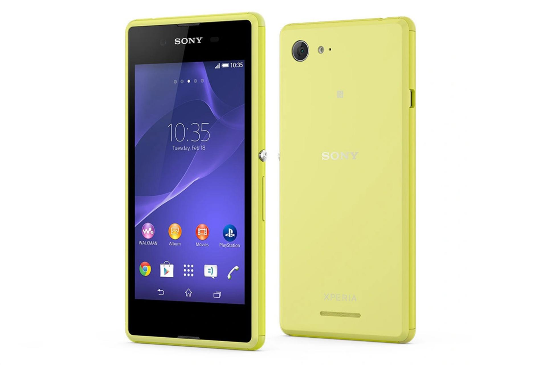 موبایل اکسپریا E3 سونی سبز