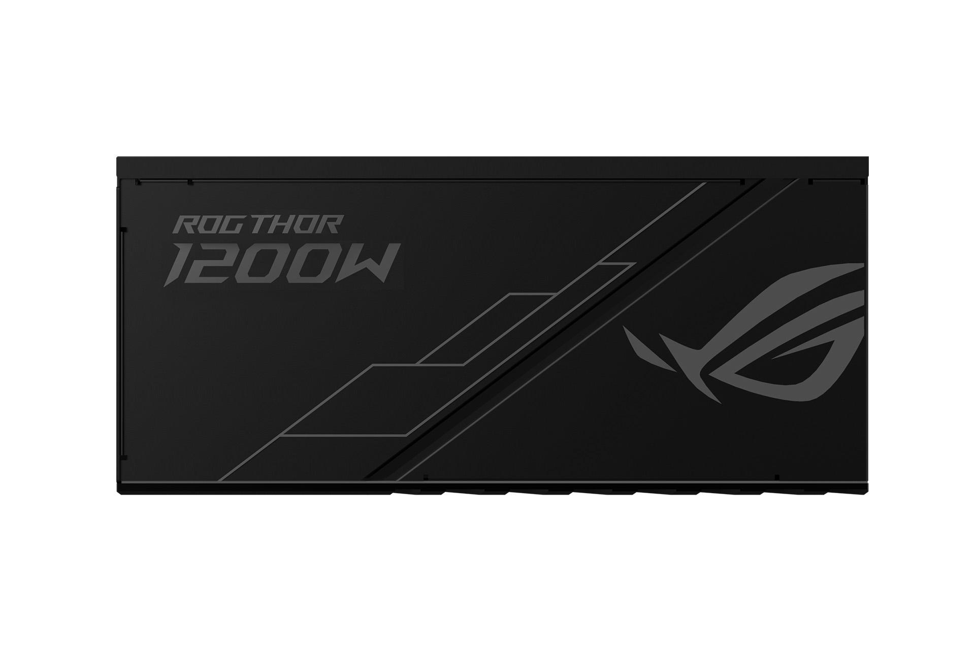 پاور کامپیوتر ایسوس ROG Thor 1200P با توان 1200 وات نمای روبرو