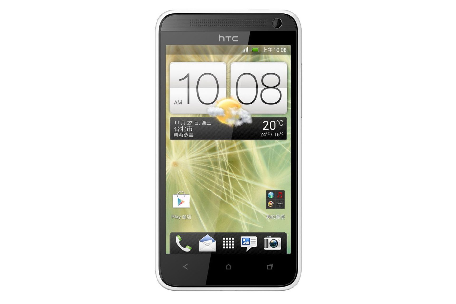 نمایشگر دیزایر 501 اچ تی سی دو سیم‌کارته