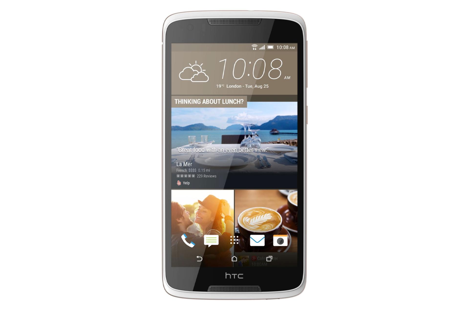 نمایشگر دیزایر 828 اچ تی سی دو سیم‌کارته