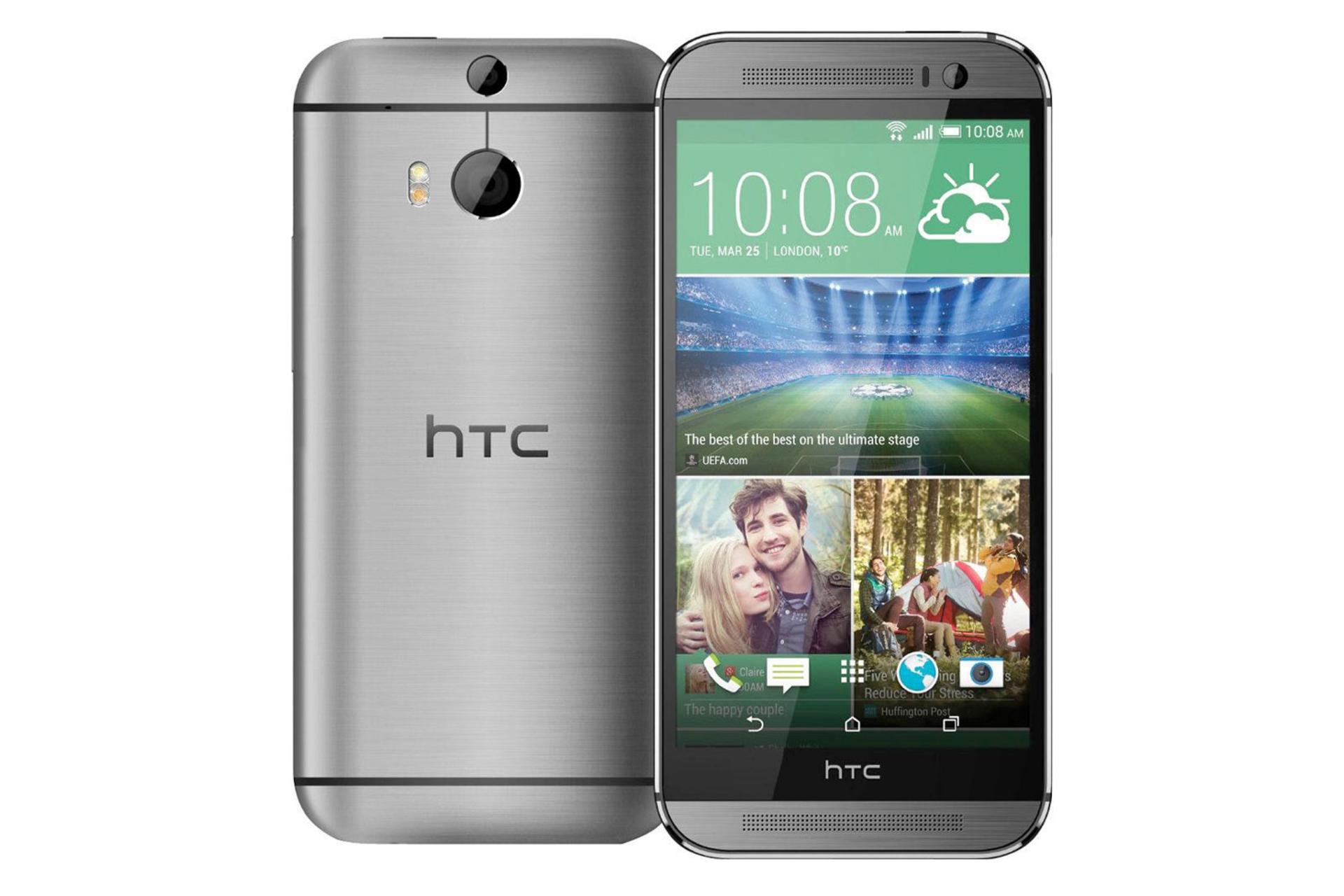 طراحی وان M8 اچ تی سی دو سیم‌کارته