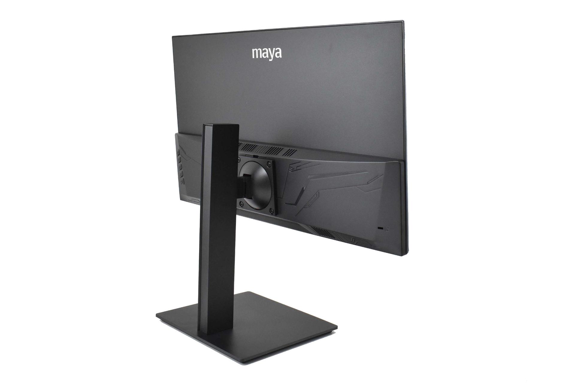 نمای راست پنل پشت مانیتور مایا 24 اینچ MAYA MO24T