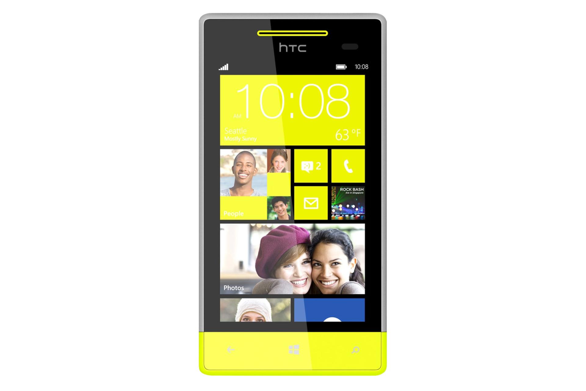 نمایشگر ویندوز فون 8S اچ تی سی HTC Windows Phone 8S