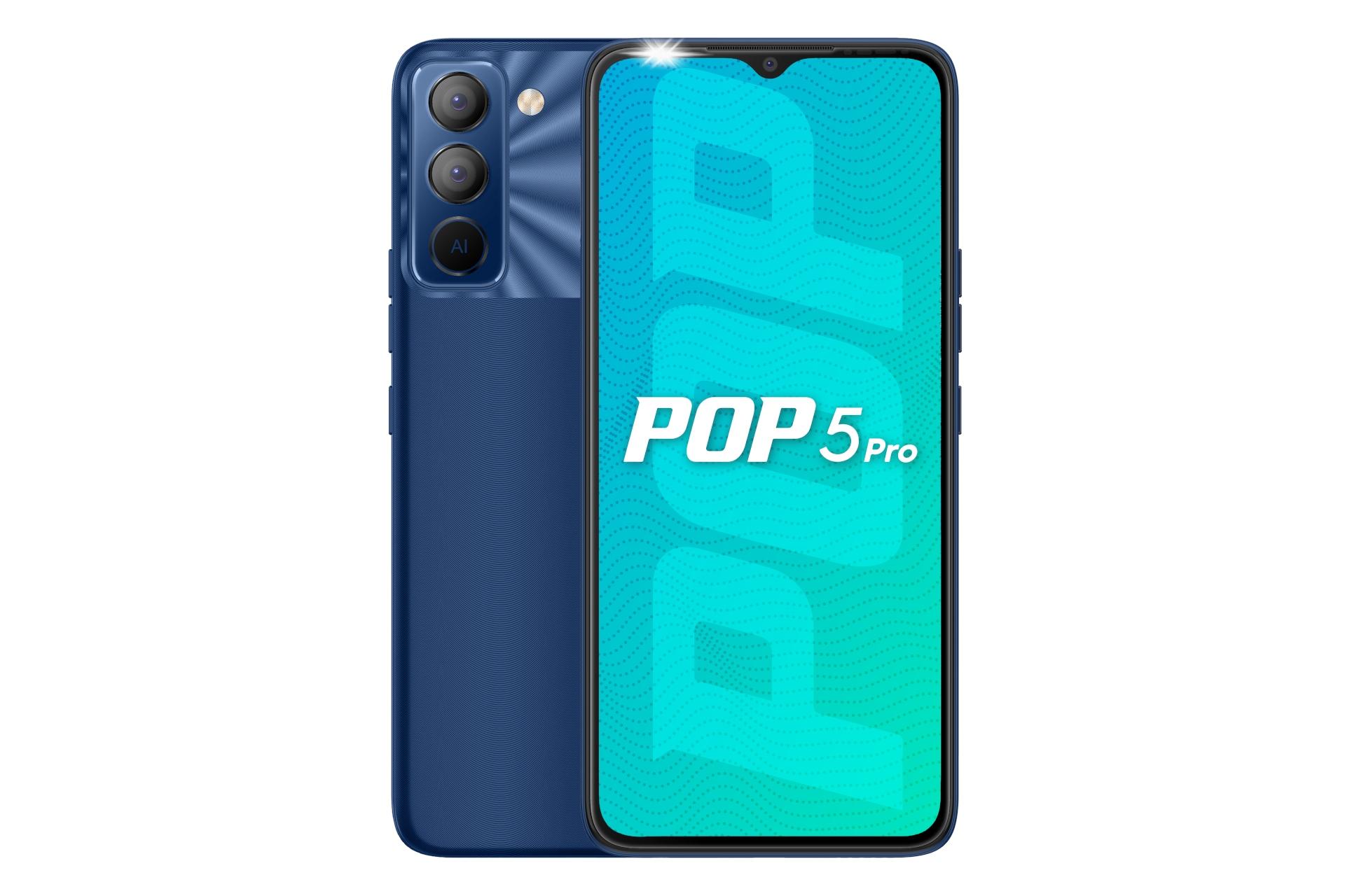 گوشی موبایل پاپ 5 پرو تکنو / Tecno Pop 5 Pro آبی