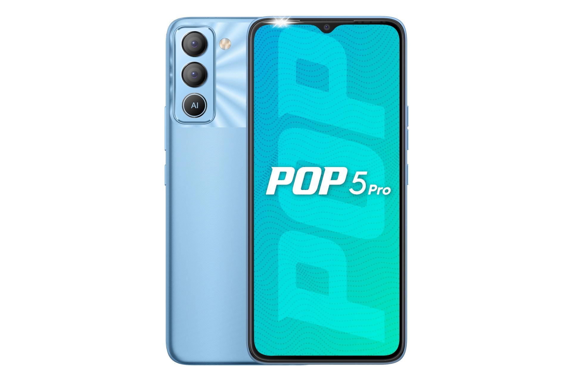 گوشی موبایل پاپ 5 پرو تکنو / Tecno Pop 5 Pro فیروزه ای