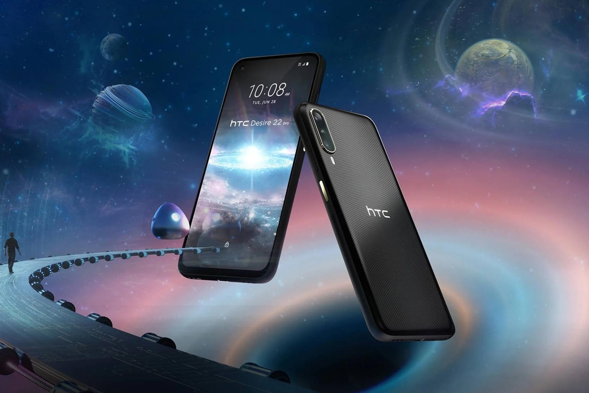 گوشی موبایل دیزایر 22 پرو اچ تی سی / HTC Desire 22 Pro مشکی