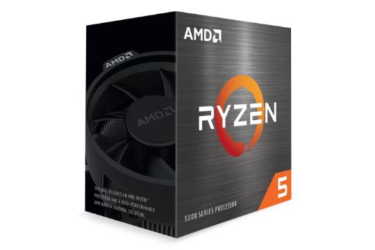 نمای چپ جعبه پردازنده ای ام دی رایزن AMD Ryzen 5 5500