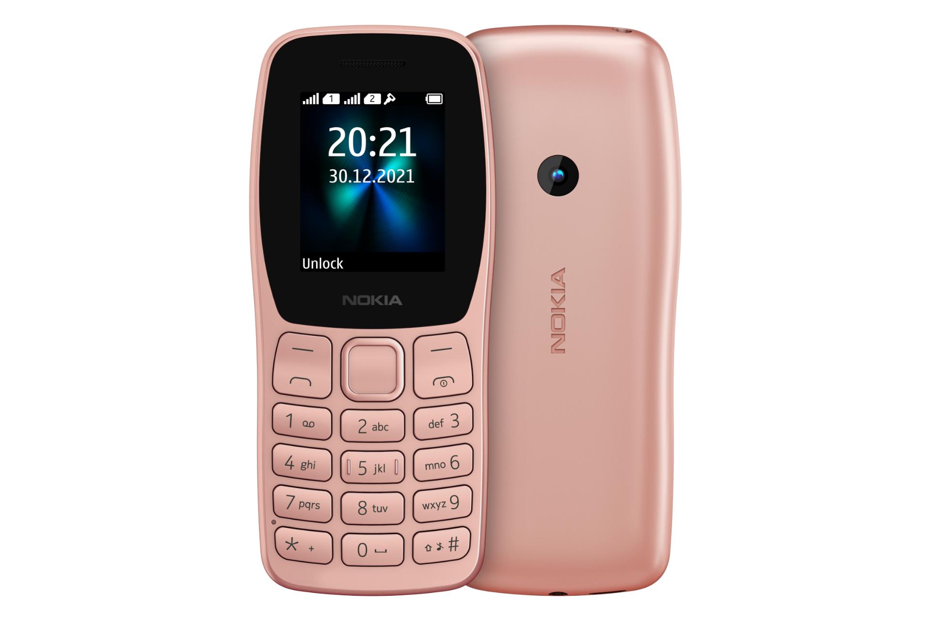 گوشی موبایل نوکیا Nokia 110 2022 رزگلد