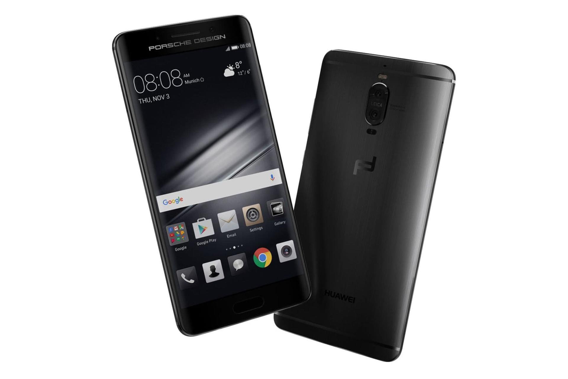 میت 9 پورشه دیزاین هواوی مشکی Huawei Mate 9 Porsche Design