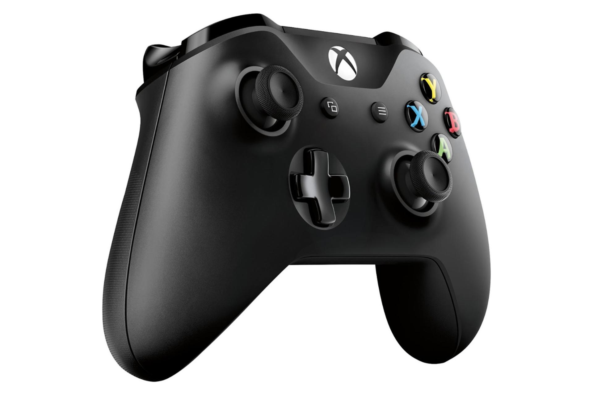 نمای جلو و سمت چپ دسته بازی ایکس باکس وان کنترلر مایکروسافت مدل 1697