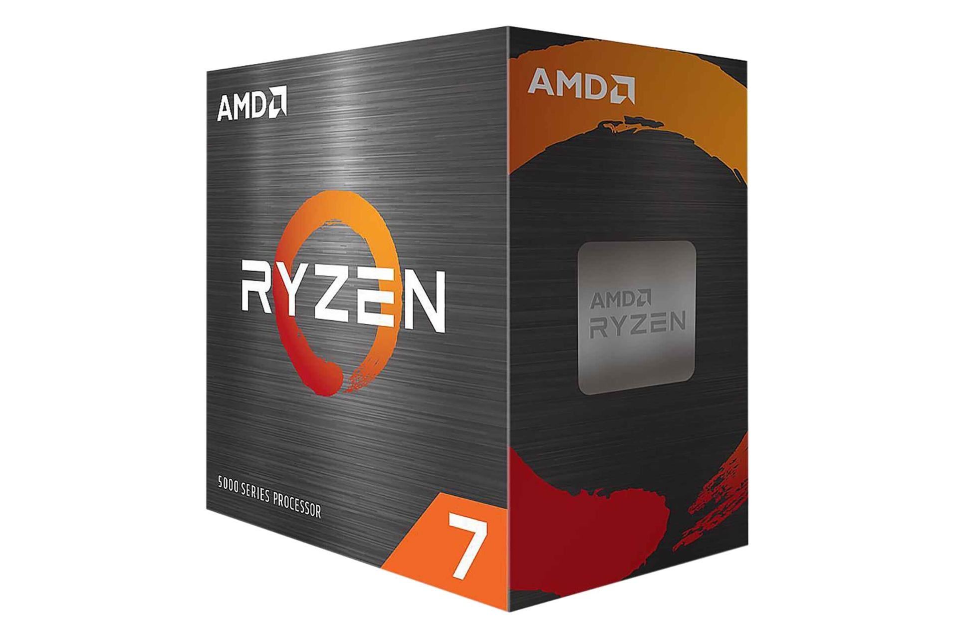 نمای راست جعبه پردازنده AMD Ryzen 7 5700X