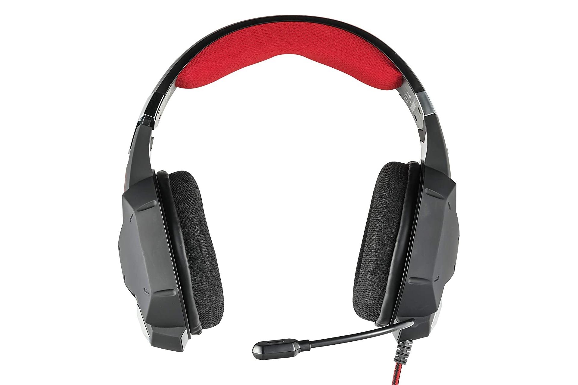 نمای روبرو هدست گیمینگ تراست Trust GXT 322 Carus