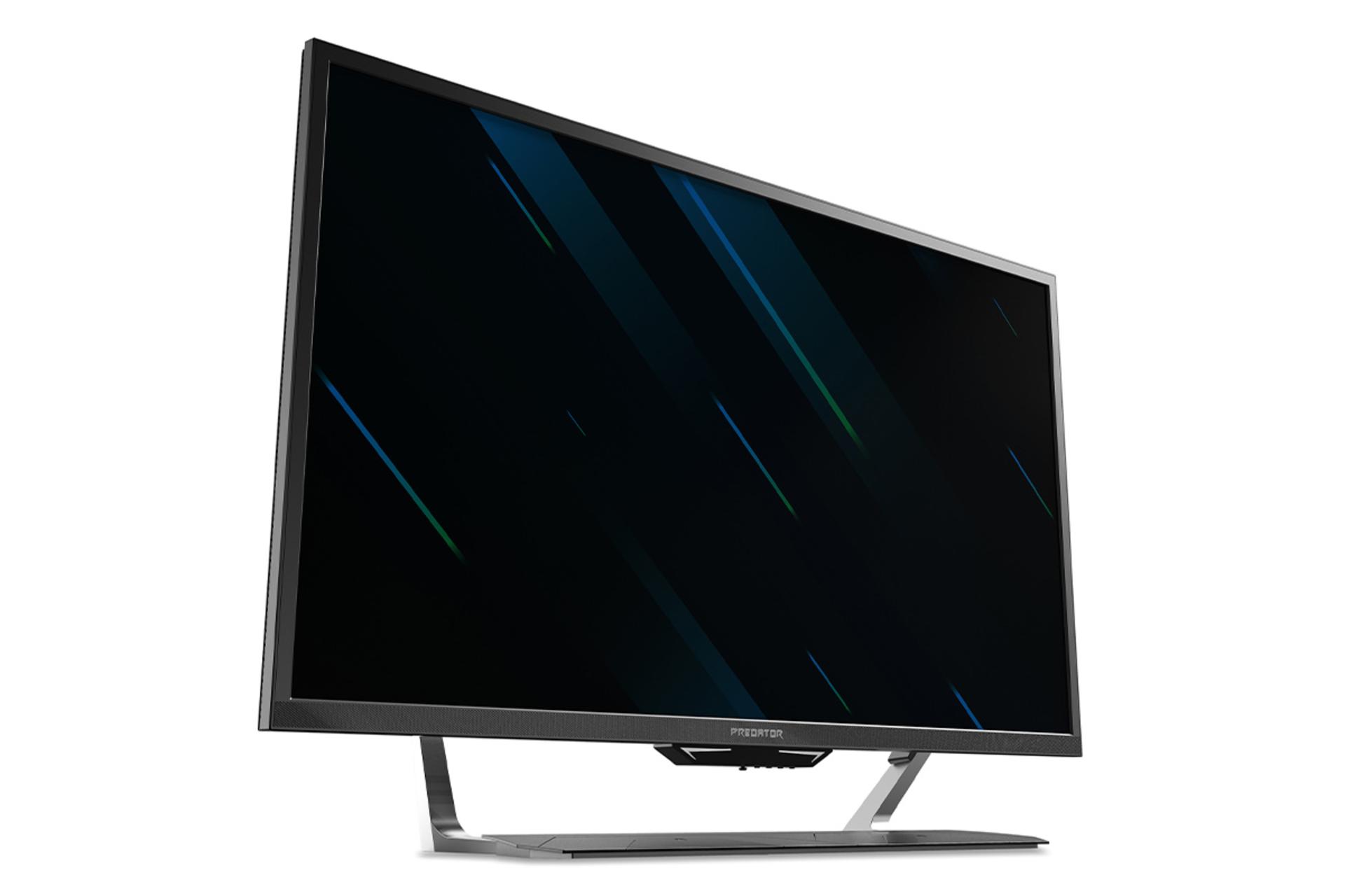 نمای نیم رخ جلو و سمت چپ مانیتور ایسر 43 اینچ مدل Predator CG437K S