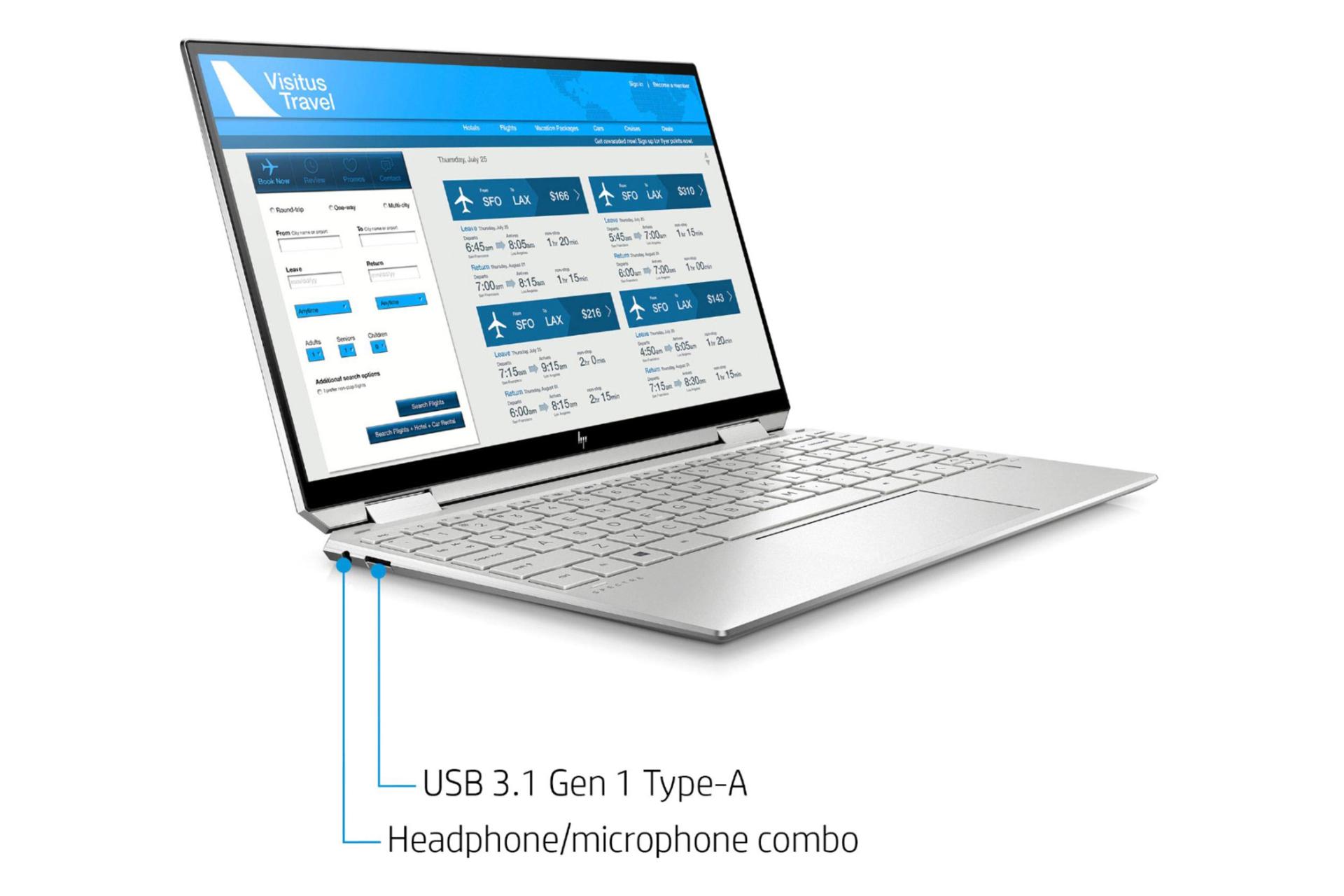 درگاه چپ لپ تاپ Spectre x360 13 اچ پی