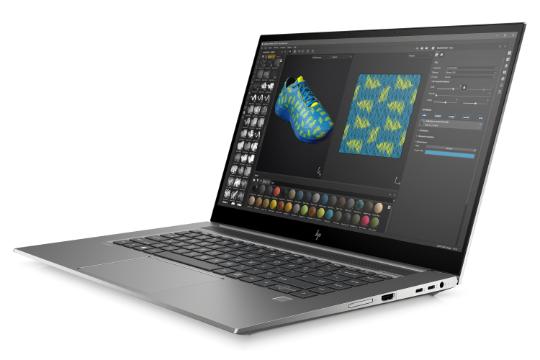 نمای راست لپ تاپ ZBook Studio G7 اچ پی