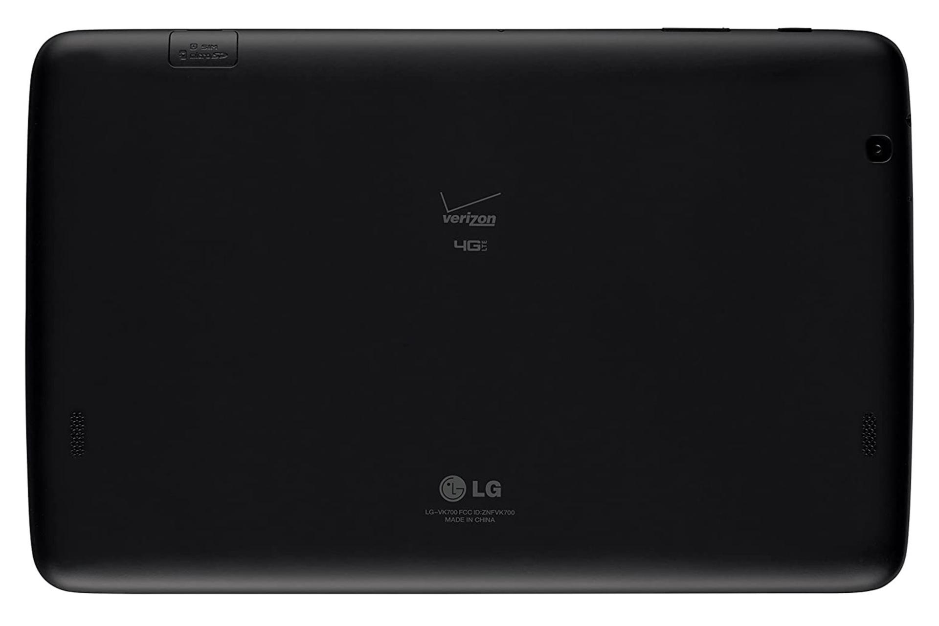 جی پد 10.1 ال جی LTE نمای پشت