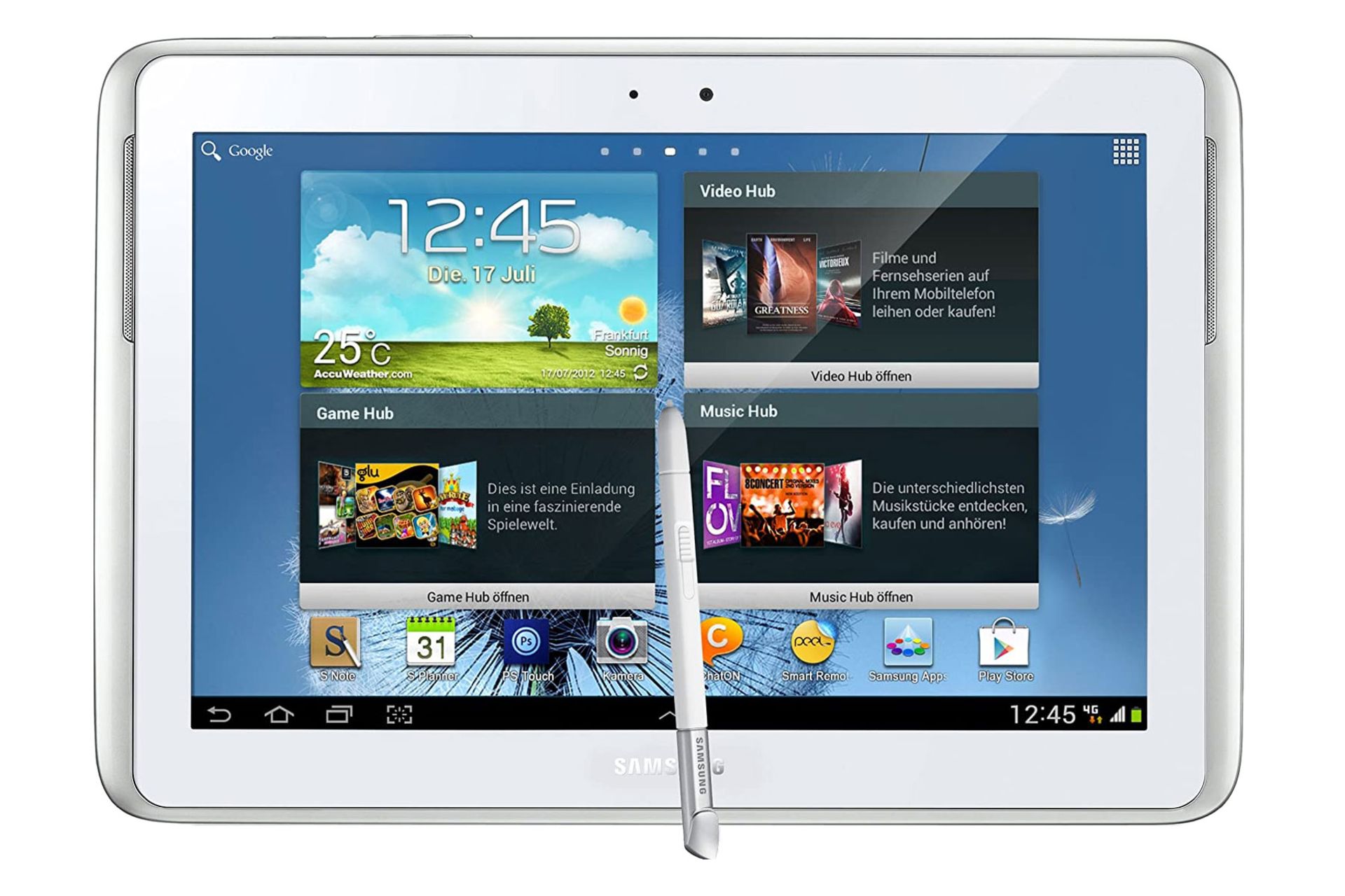 گلکسی نوت 10.1 N8020 سامسونگ LTE نمای جلو