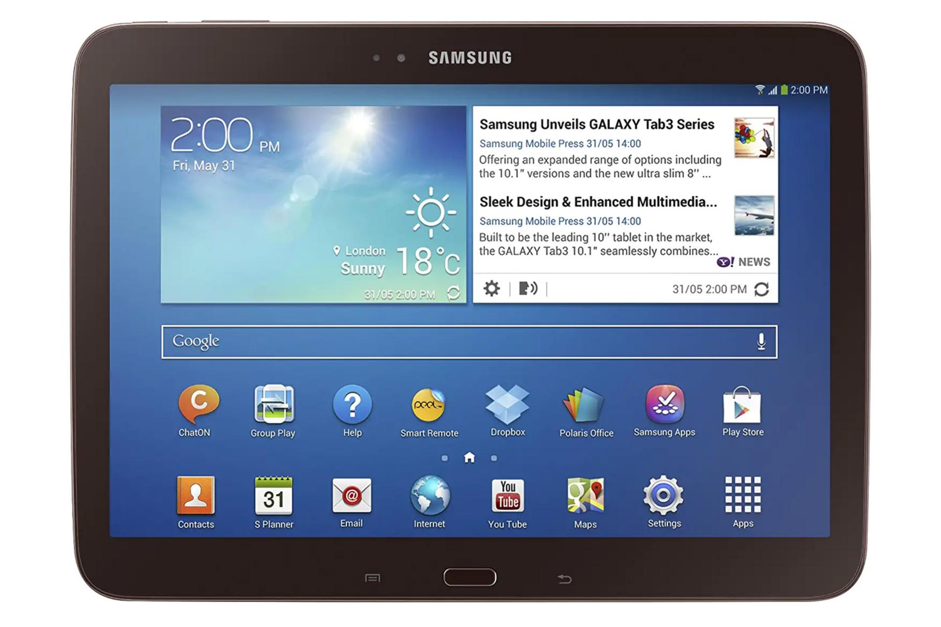 نمایشگر گلکسی تب 3 10.1 سامسونگ P5220