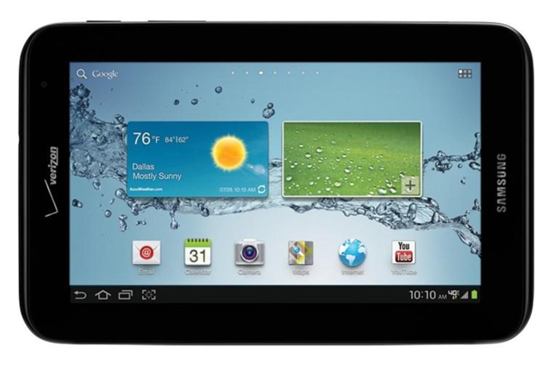 گلکسی تب 2 7.0 سامسونگ نمای جلو