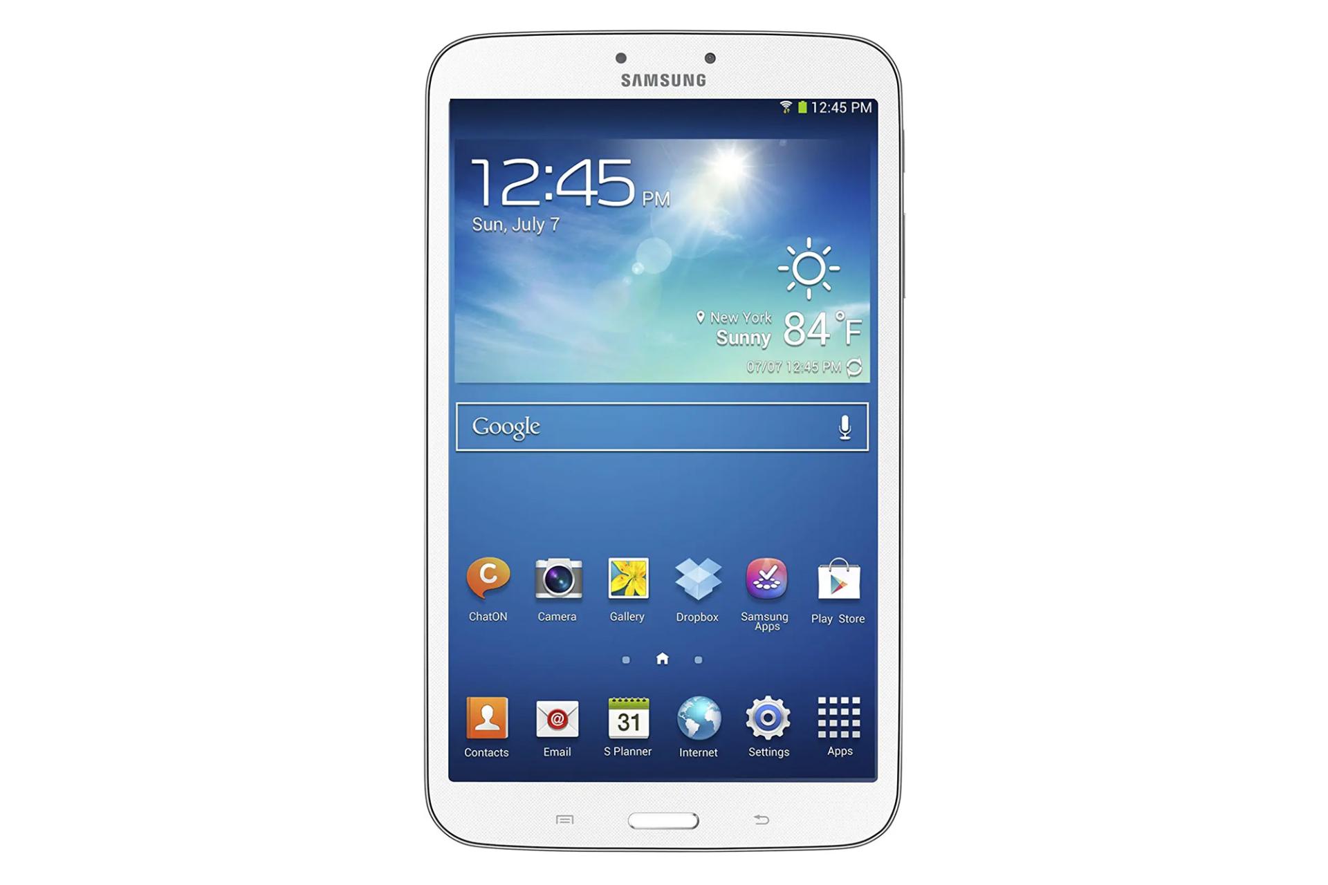 گلکسی تب 3 8.0 سامسونگ نمای جلو