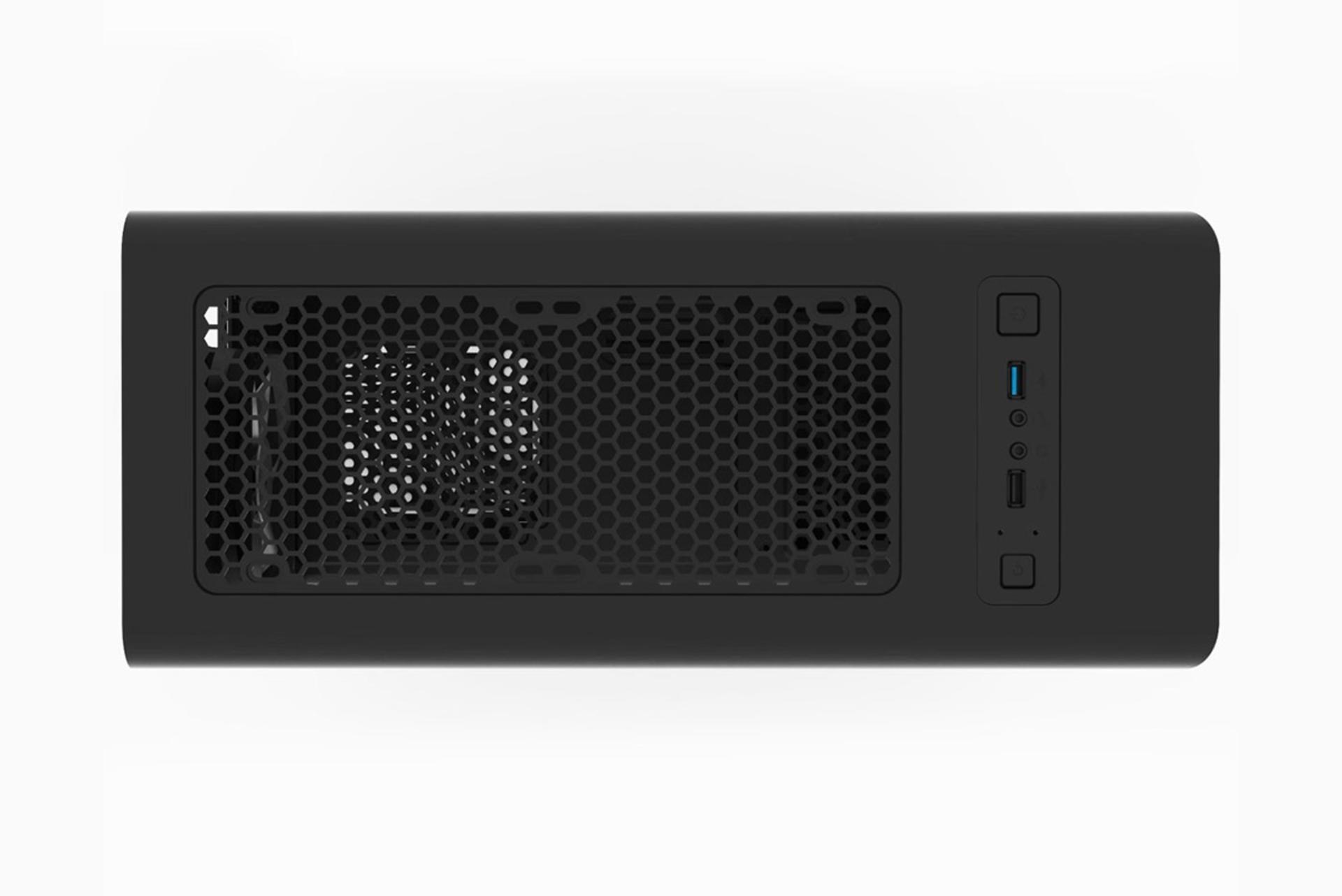 نمایش فیلتر و پورت های بالای کیس کامپیوتر زیگماتک Frontliner